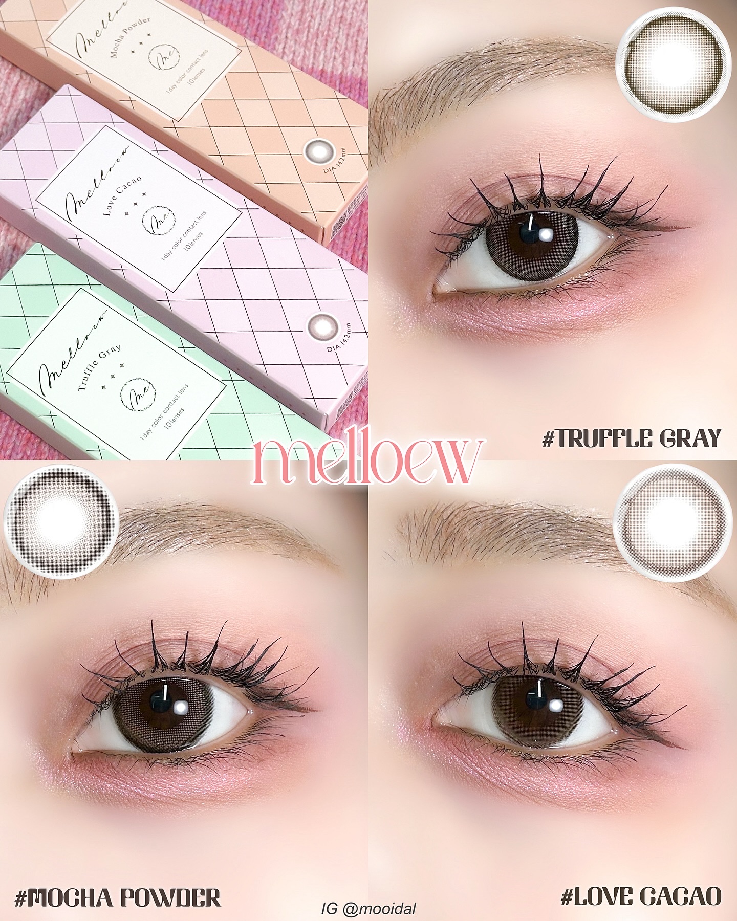 melloew 1day/melloew/ワンデー（１DAY）カラコンを使ったクチコミ（1枚目）