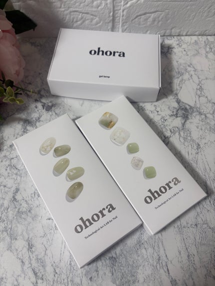 セミキュアジェルネイル(ペディキュア)/ohora/ネイルシールを使ったクチコミ(1枚目)