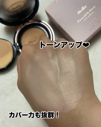 フコセンテラセラム イン クッション/ovalla/クッションファンデーションを使ったクチコミ(7枚目)