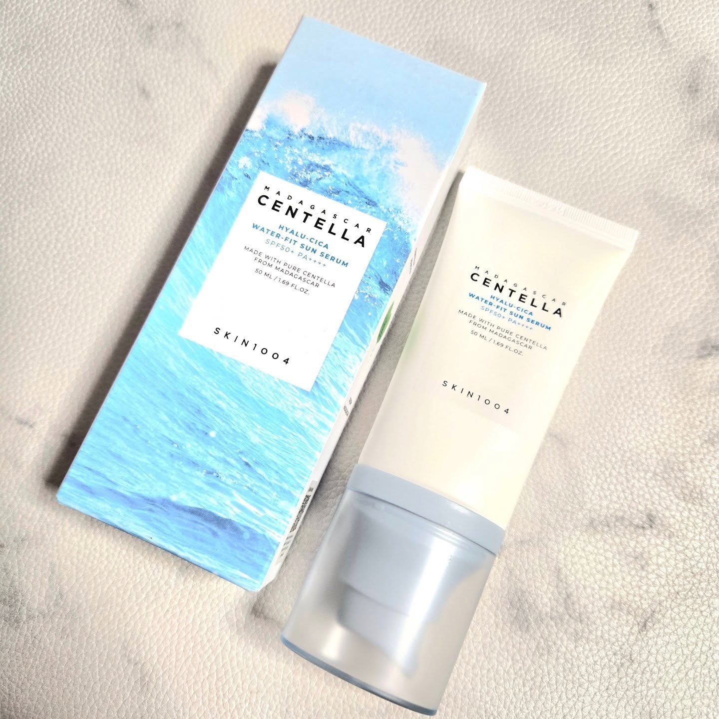 ヒアルーシカ ウォーターフィット サンセラム/SKIN1004/日焼け止めローションを使ったクチコミ（1枚目）