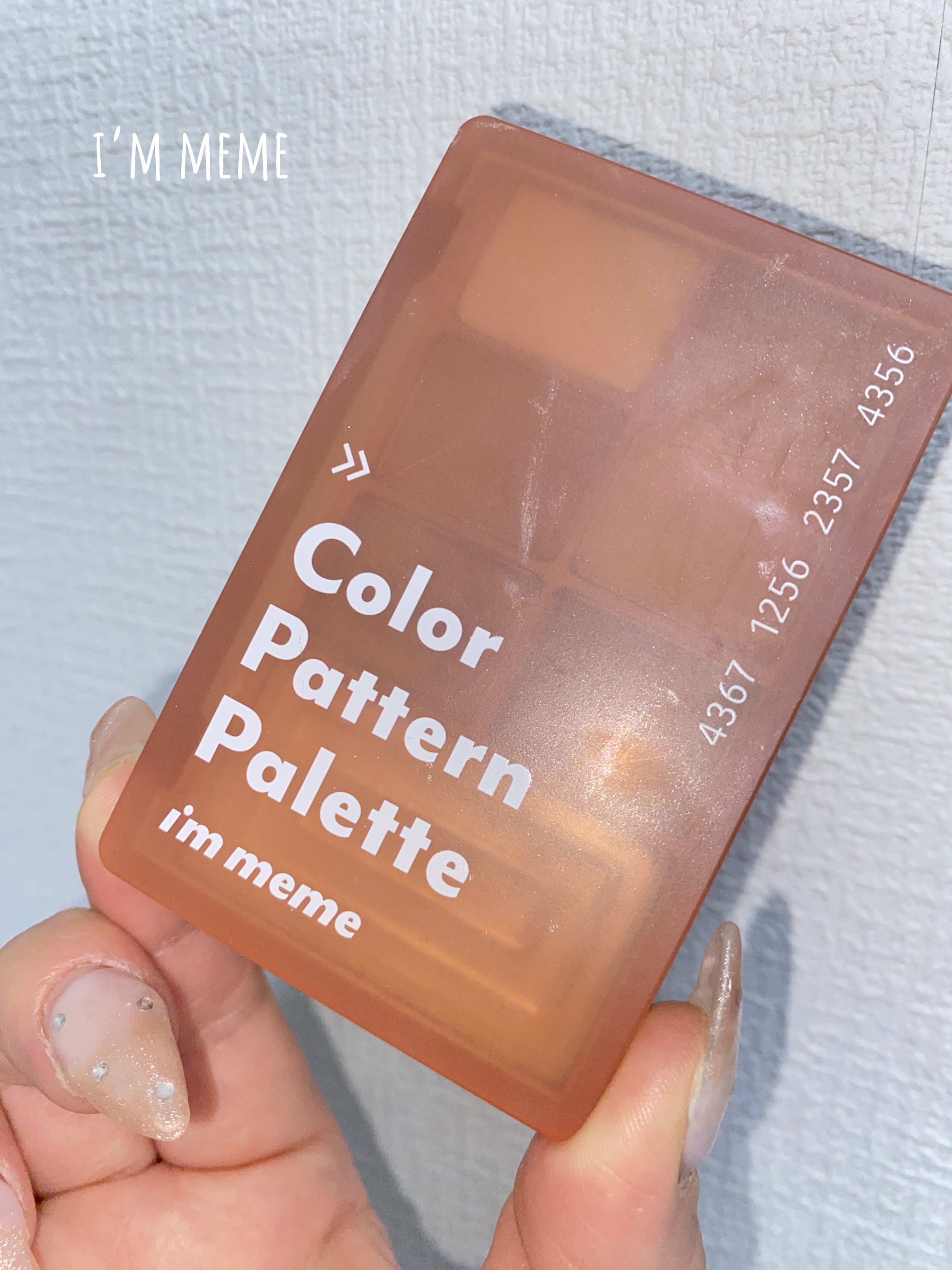 カラーパターンパレット/i’m meme/マルチパレットを使ったクチコミ（1枚目）