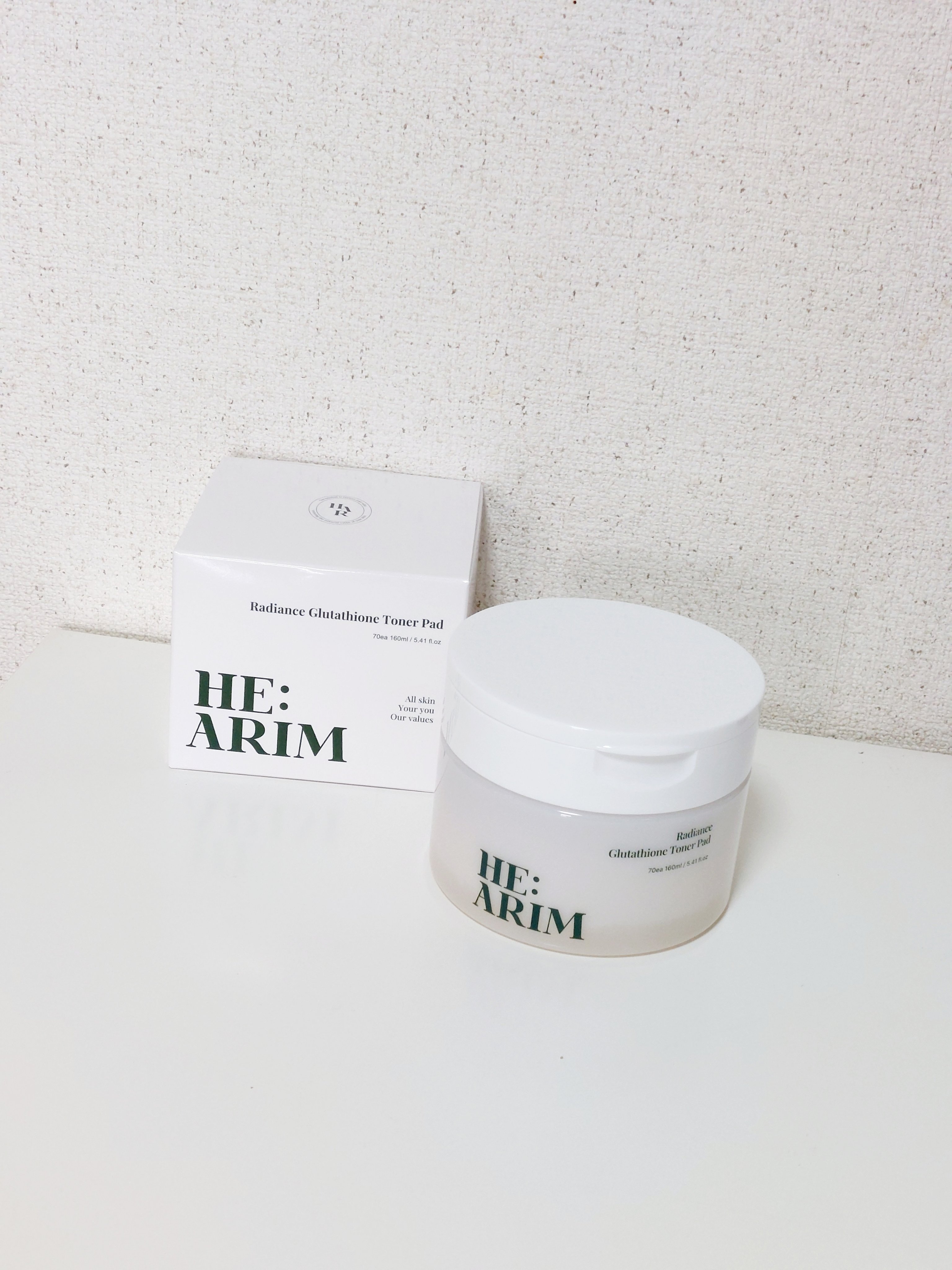 ヘアリムラディアンス グルタチオントナーパッド/HEARIM/トナーパッドを使ったクチコミ（1枚目）