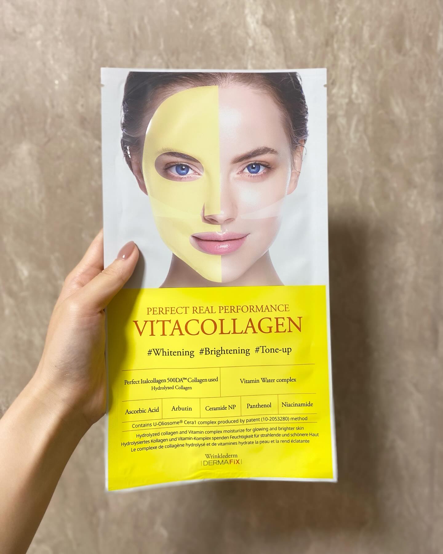 パーフェクト リアル パフォーマンス ビタコラーゲ ンマスクパック /ダーマフィックス/シートマスク・パックを使ったクチコミ（1枚目）