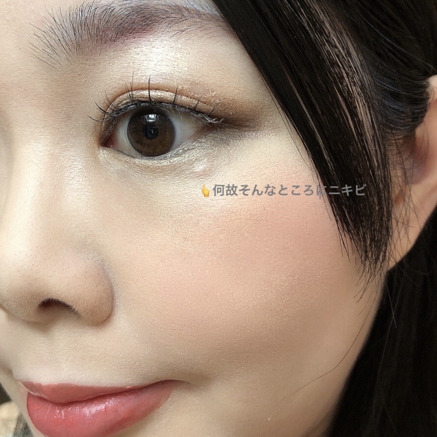 エテュセ フェイスエディション（カラースティック） 03 ピーチピンク/ettusais/スティックハイライトを使ったクチコミ（2枚目）