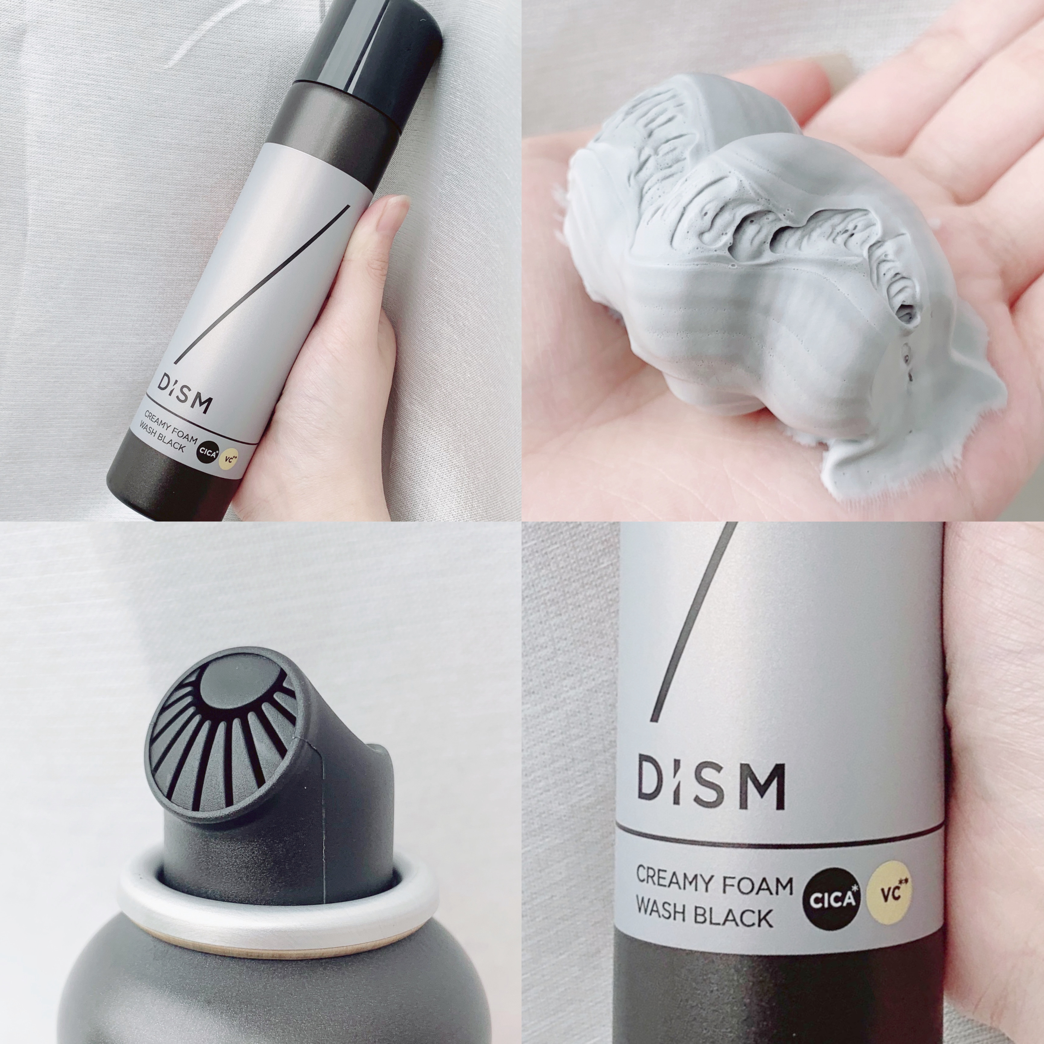 ディズム クリーミーフォームウォッシュ ブラック/DISM/泡洗顔を使ったクチコミ（2枚目）