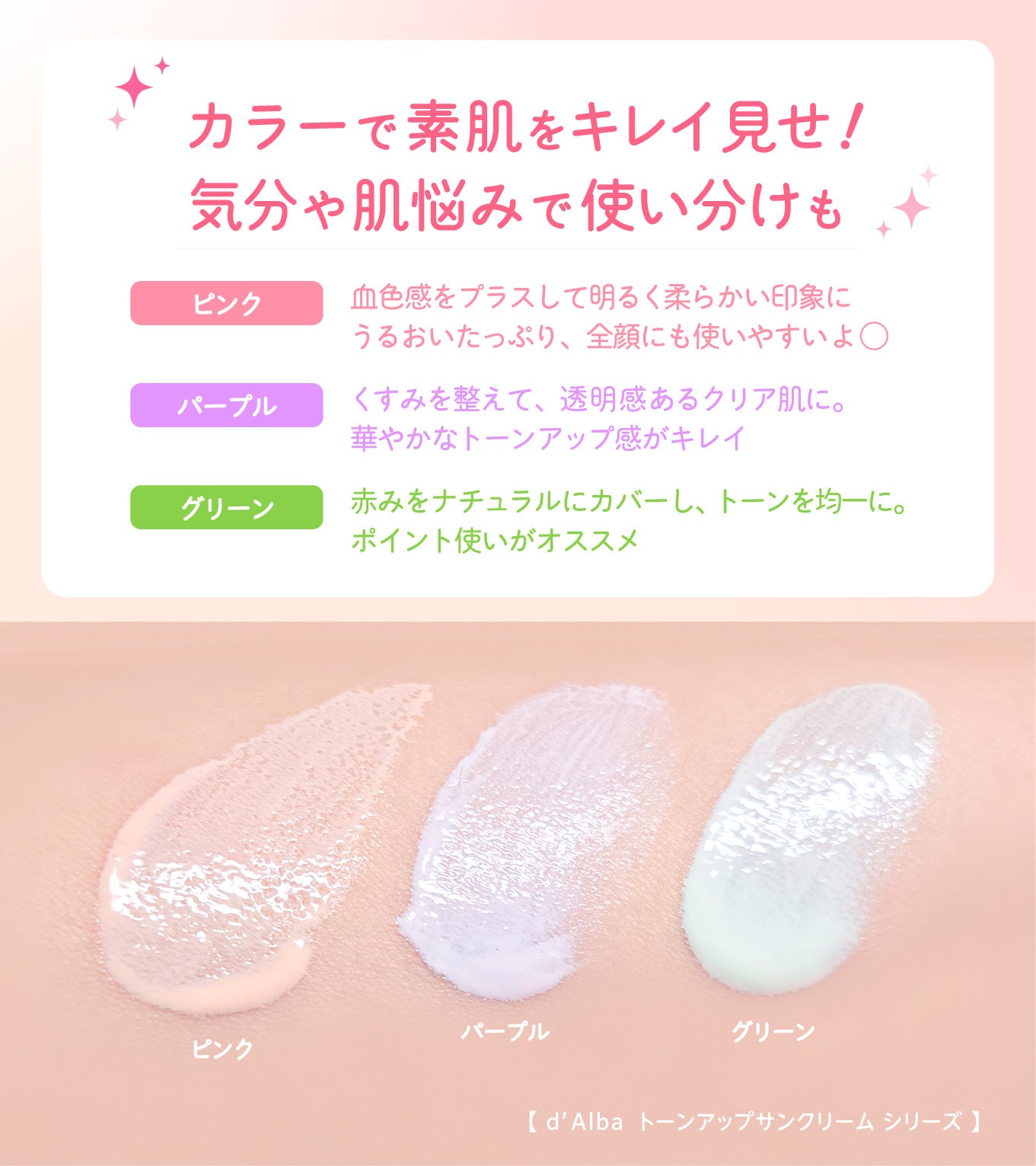 ダルバ ウォータフル トーンアップ サンクリーム(パープル)/ダルバ/日焼け止めクリームを使ったクチコミ(3枚目)