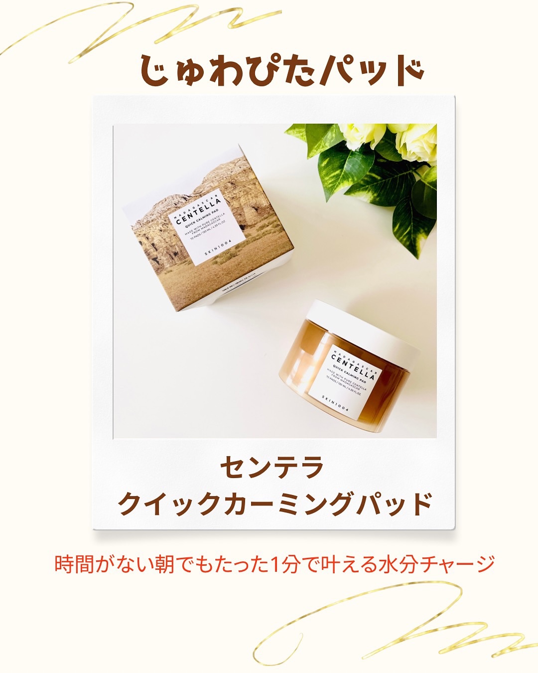 センテラ クイックカーミングパッド/SKIN1004/トナーパッドを使ったクチコミ（1枚目）