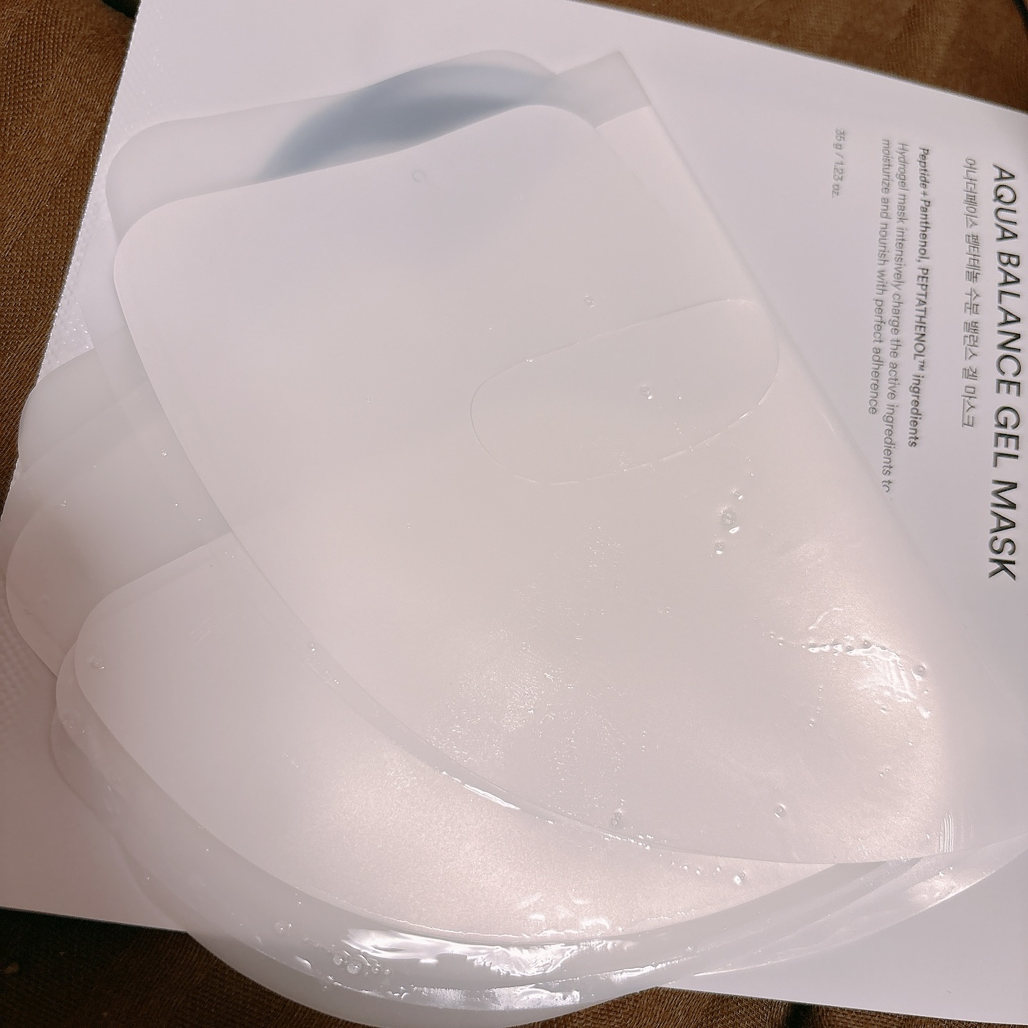 ペプチタテノール アクアバランス ゲル マスク/ANOTHER FACE/シートマスク・パックを使ったクチコミ（2枚目）