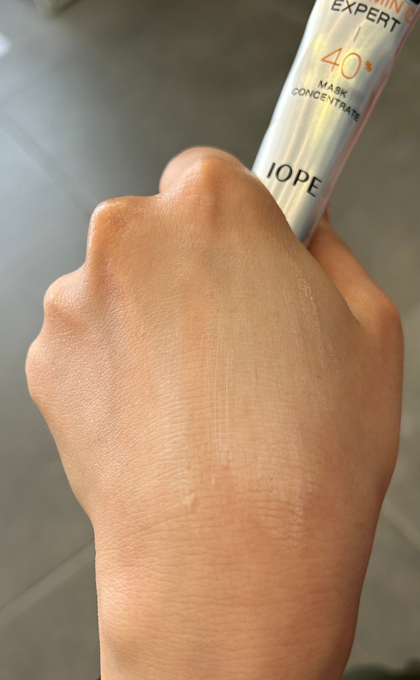 ビタミンC エキスパート40% マスクコンセントレート/IOPE/フェイスクリームを使ったクチコミ(4枚目)