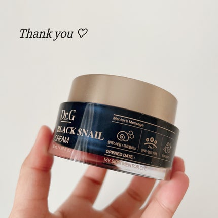 ブラックスネイル クリーム/Dr.G/フェイスクリームを使ったクチコミ(1枚目)