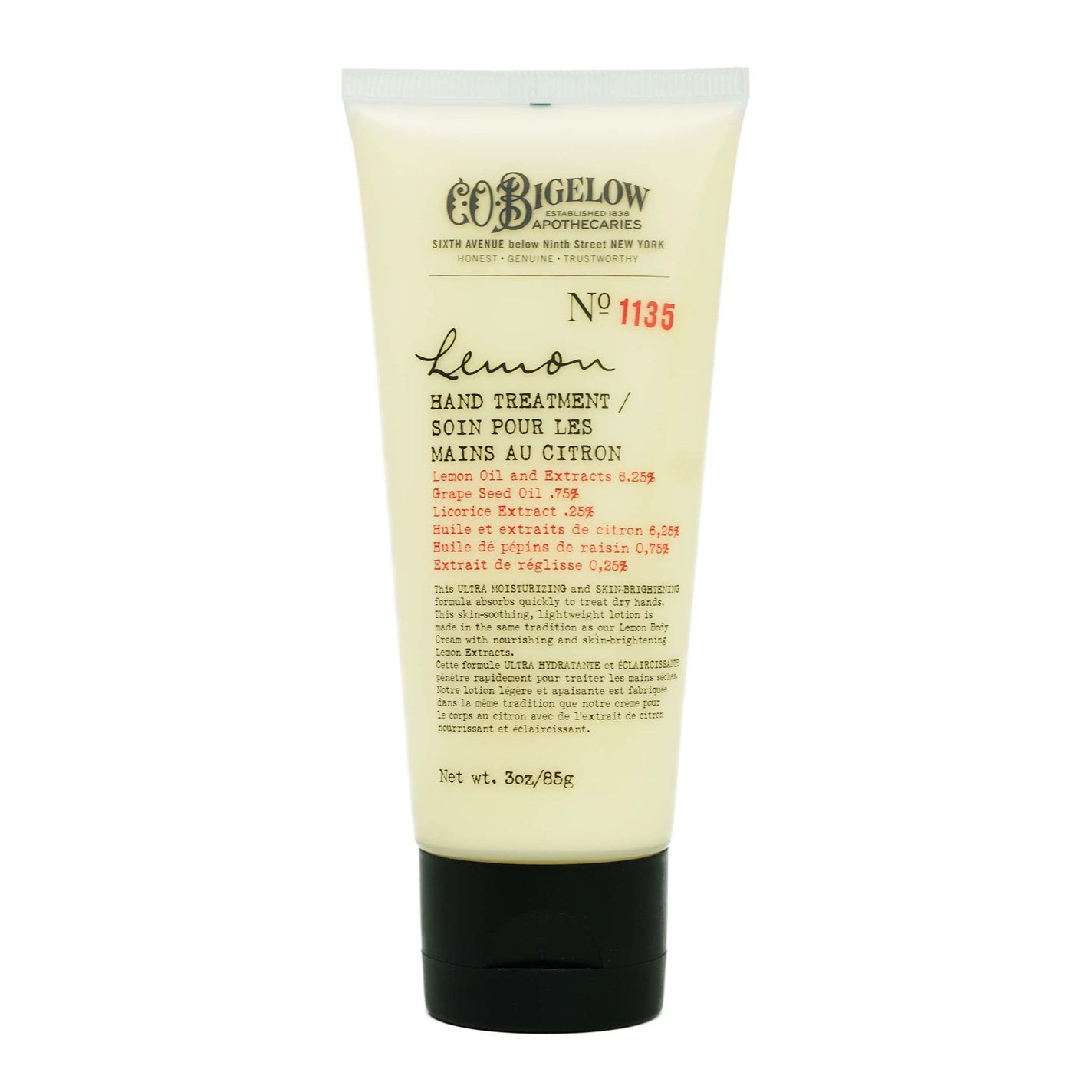 C.O. BIGELOW レモン ハンドドリートメント 