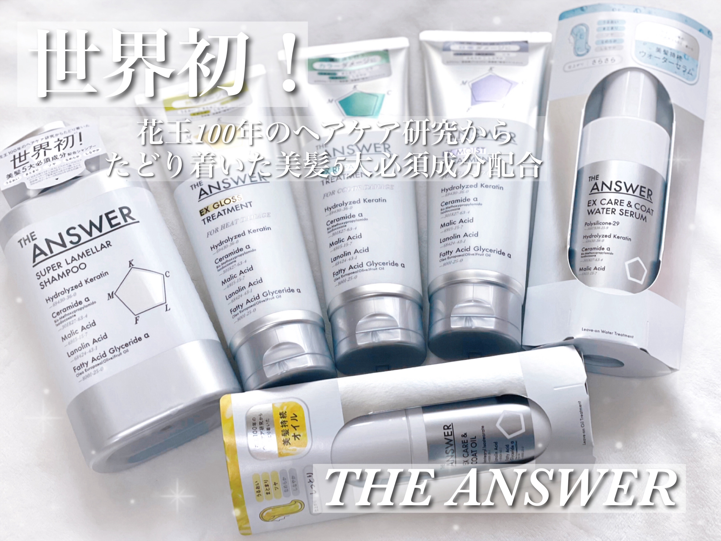 THE ANSWER EXケア＆コート オイル/THE ANSWER/ヘアオイルを使ったクチコミ（1枚目）
