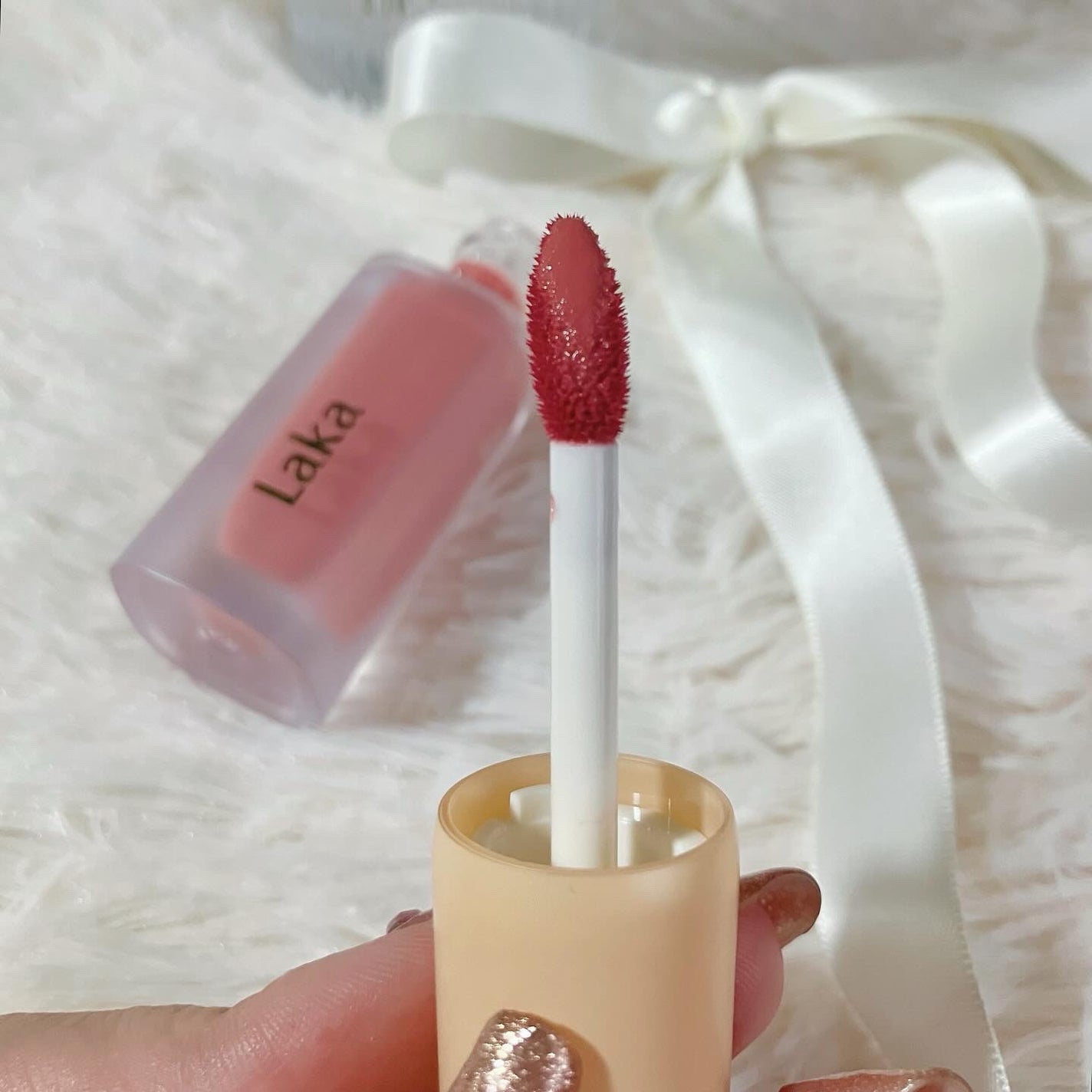 フルーティーグラムティント/Laka/リップティントを使ったクチコミ(3枚目)