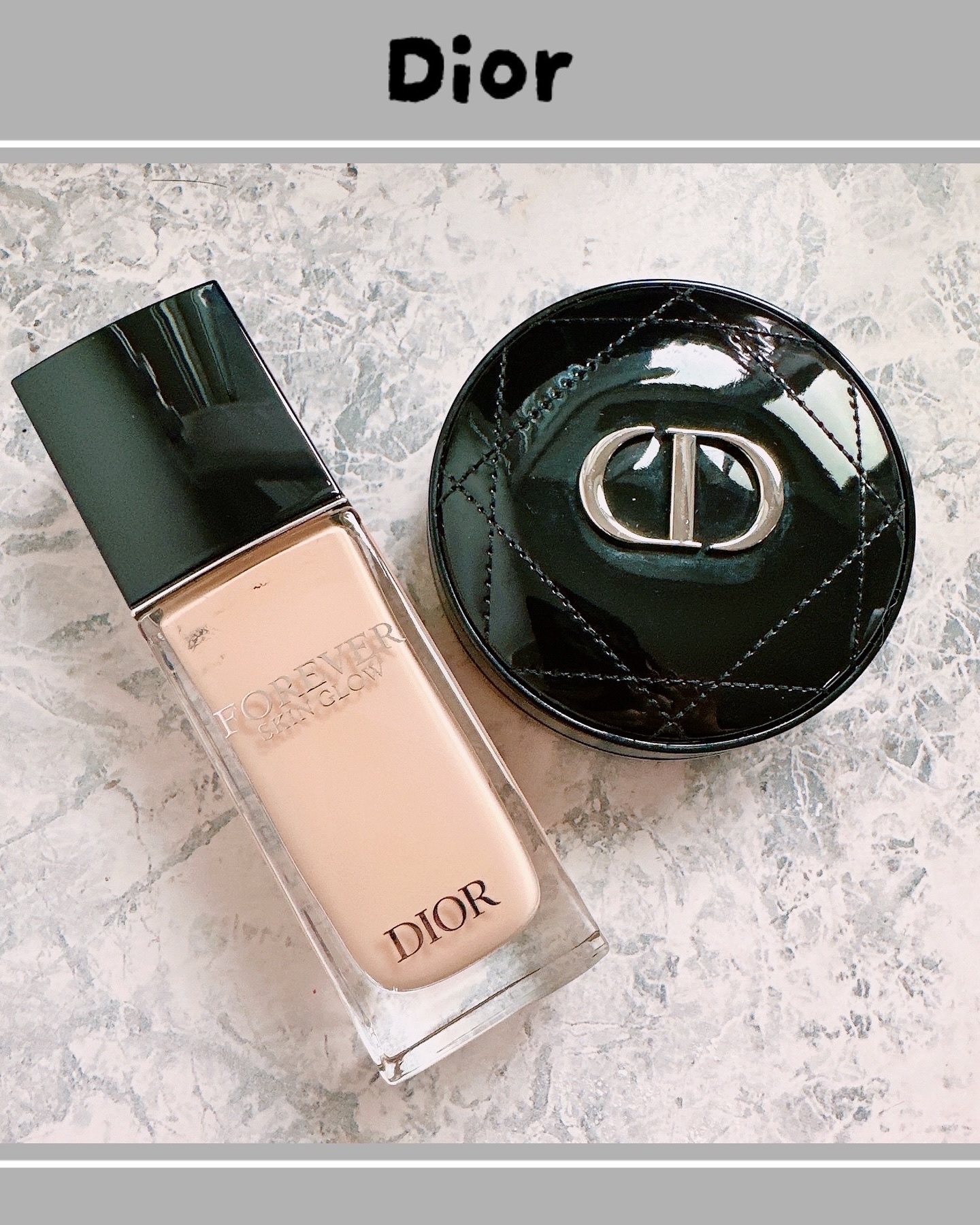 ディオールスキン フォーエヴァー トーンアップ グロウ クッション（リフィル） 01 アプリコット/Dior/ベースメイクを使ったクチコミ（1枚目）