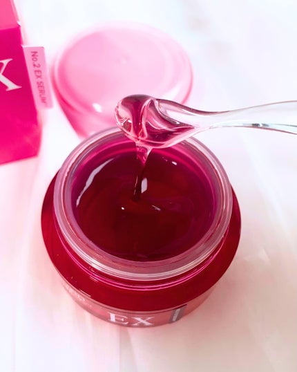 2番 ローズPDRNコラーゲンぷるぷるEXセラム/numbuzin/美容液を使ったクチコミ(4枚目)