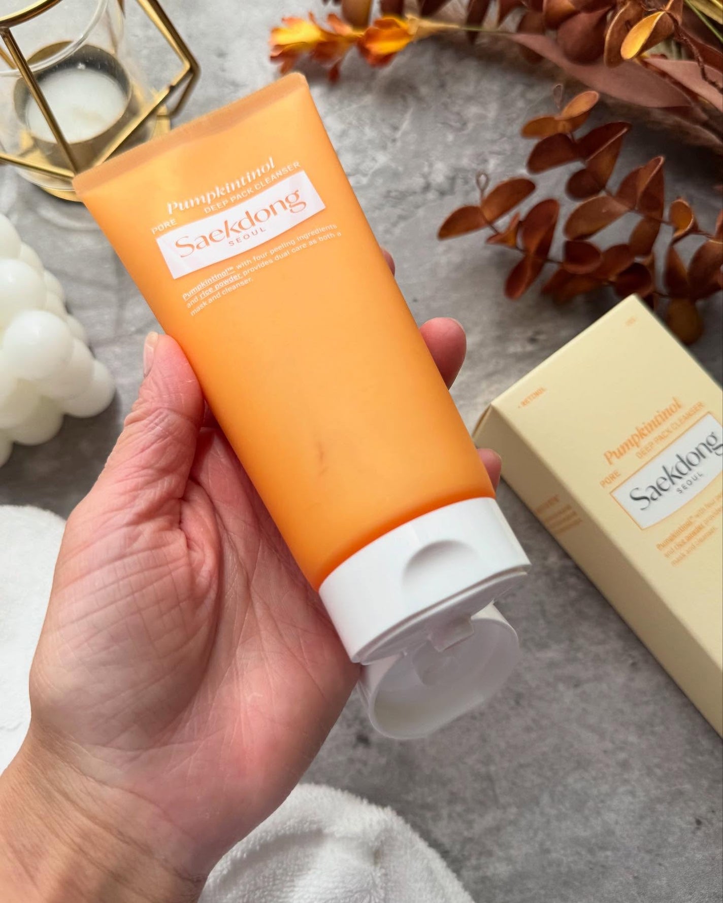 PUMPKINTINOL パッククレンザー/Saekdong SEOUL/洗顔フォームを使ったクチコミ(2枚目)