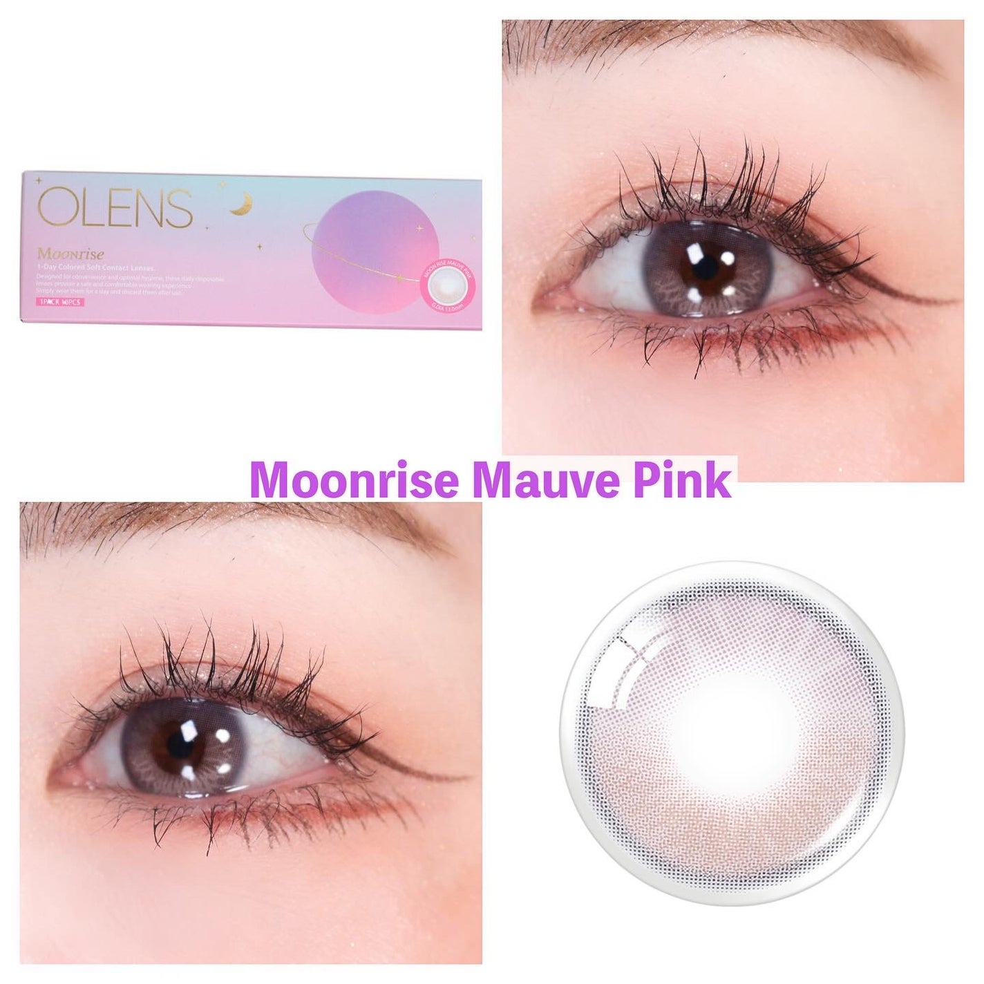 Moonrise 1day/OLENS/ワンデー(1DAY)カラコンを使ったクチコミ(2枚目)