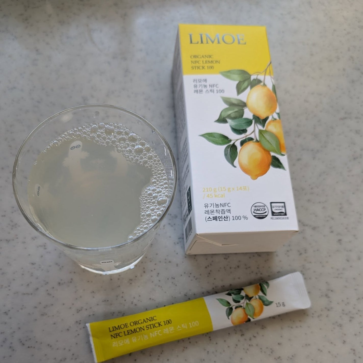 Organic NFC Lemon Stick 100/LIMOE /野菜ジュースを使ったクチコミ(5枚目)