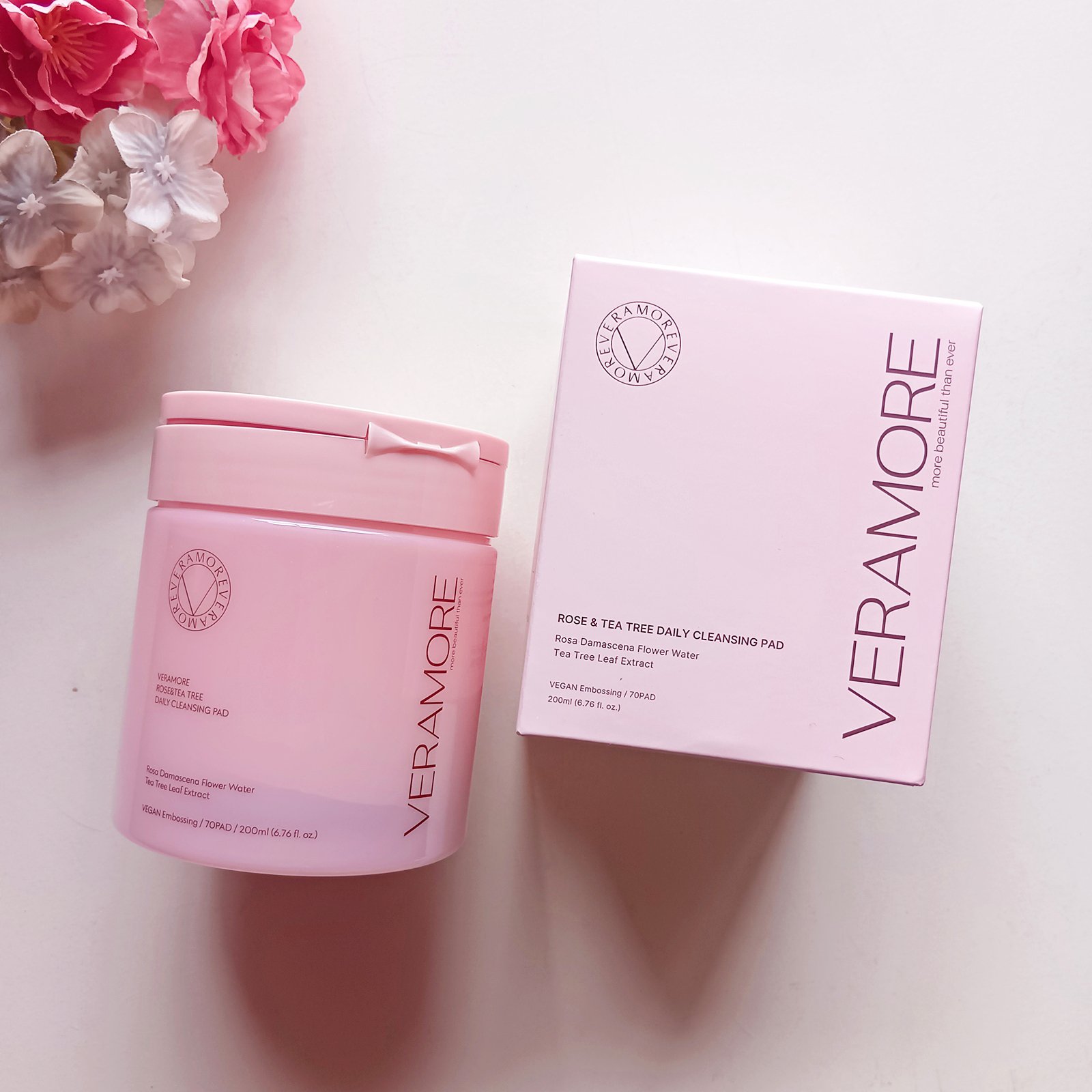 ローズ＆ティーツリークレンジングパッド/VERAMORE/クレンジングシートを使ったクチコミ（1枚目）