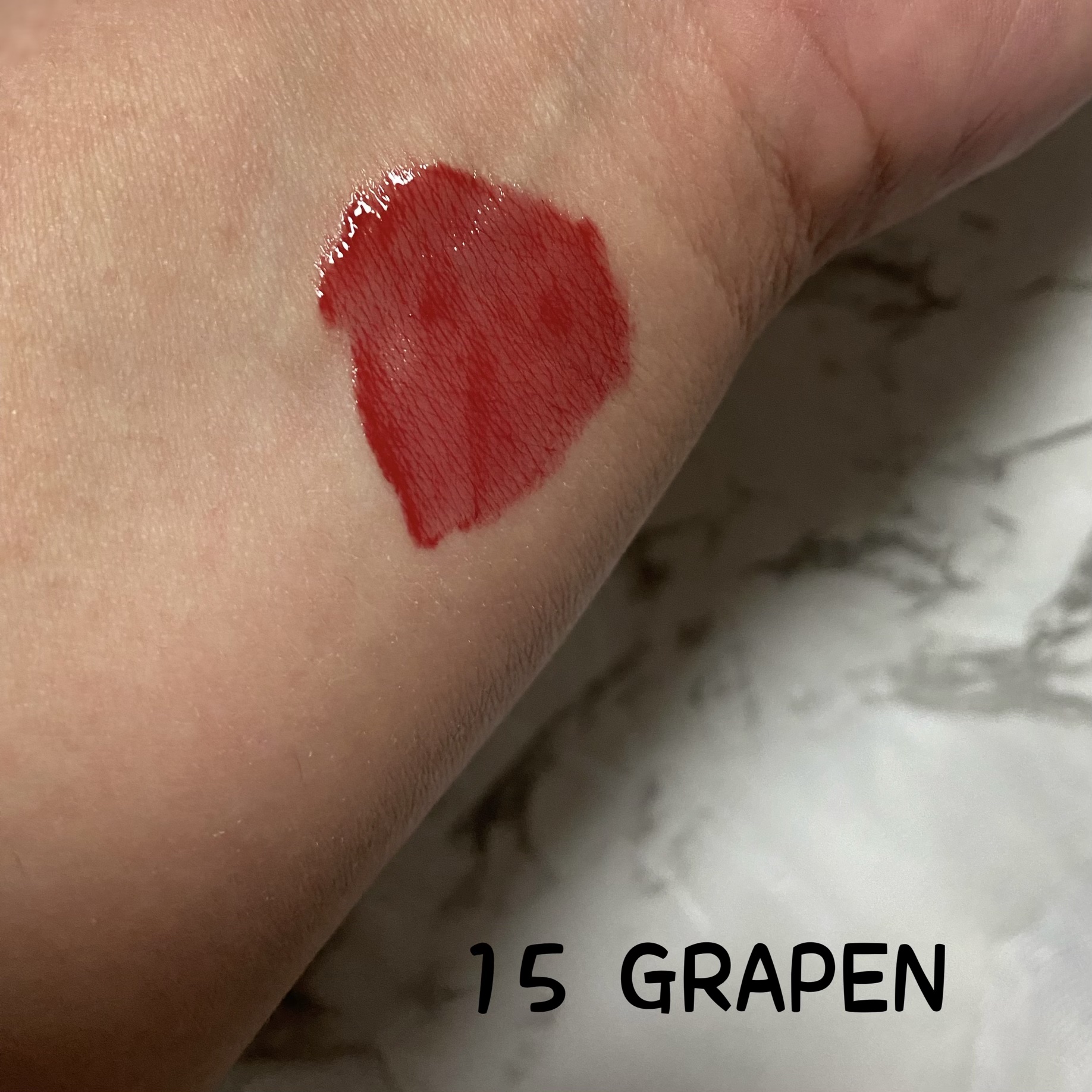 ウォーターリズムグロウティント 15 グレイプン/TIRTIR(ティルティル)/リップティントを使ったクチコミ（2枚目）