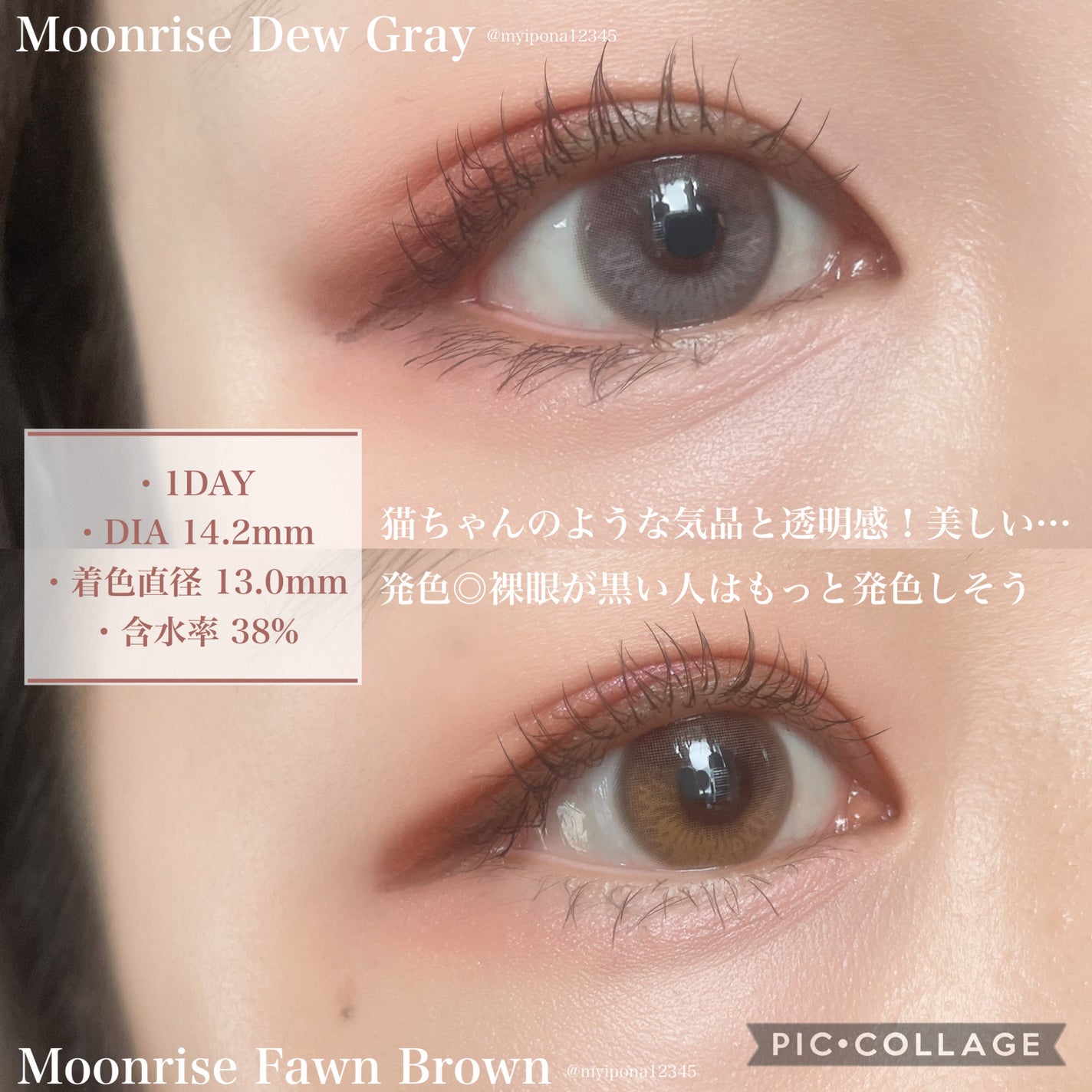 Moonrise 1day/OLENS/ワンデー(1DAY)カラコンを使ったクチコミ(4枚目)