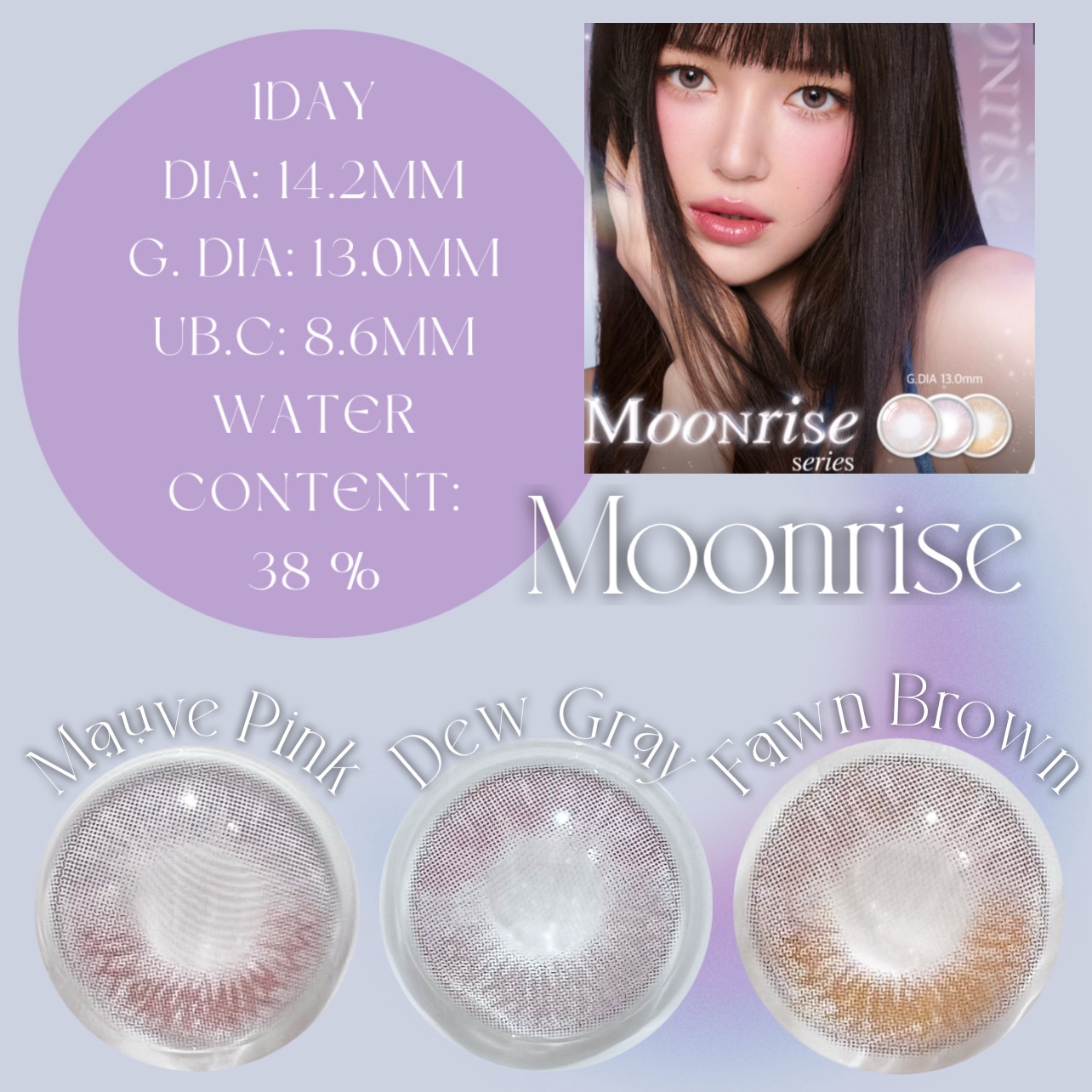 Moonrise 1day/OLENS/ワンデー（１DAY）カラコンを使ったクチコミ（2枚目）