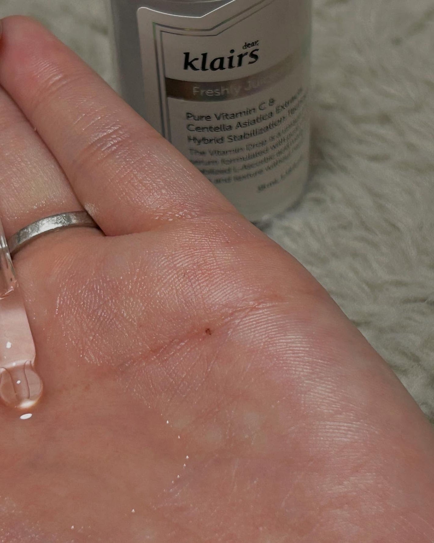 フレッシュリージュースドビタミンEマスク(90g)/Klairs/フェイスクリームを使ったクチコミ(5枚目)