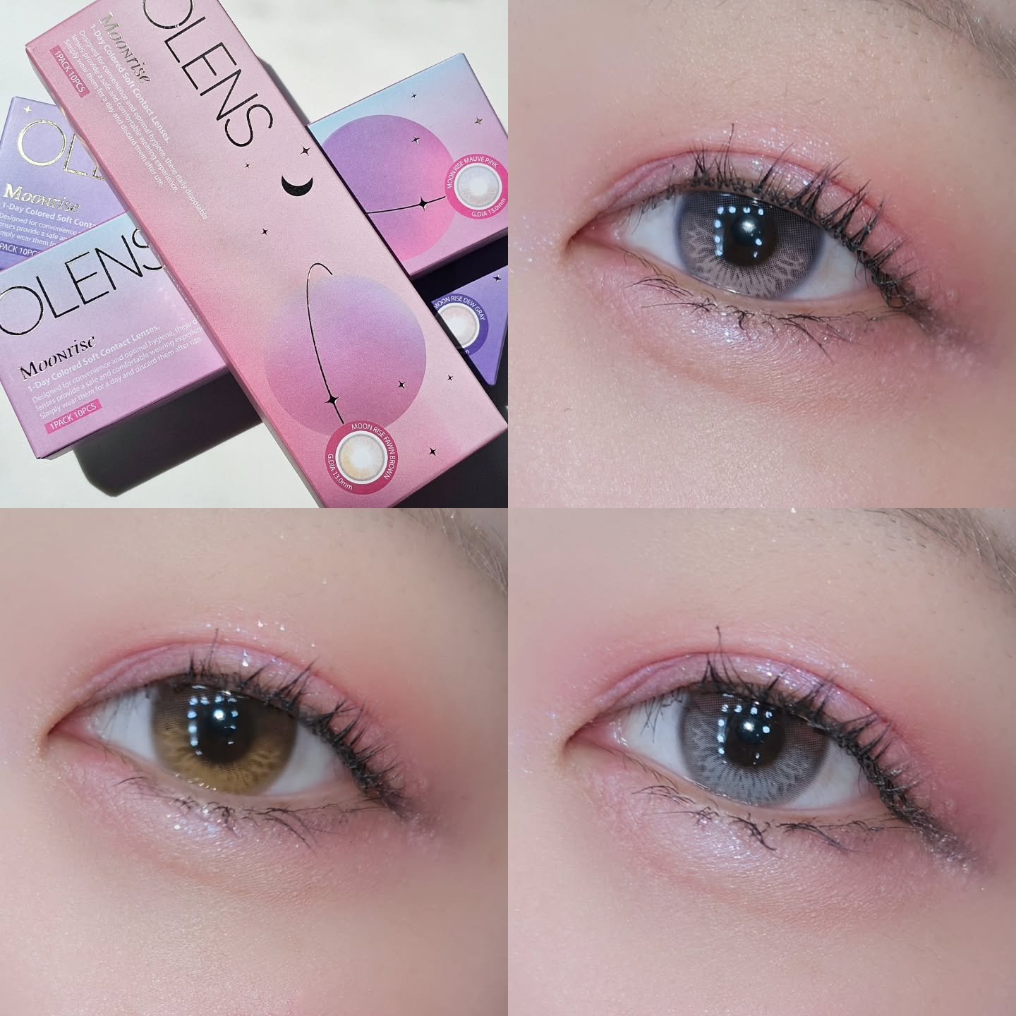 Moonrise 1day/OLENS/ワンデー（１DAY）カラコンを使ったクチコミ（1枚目）