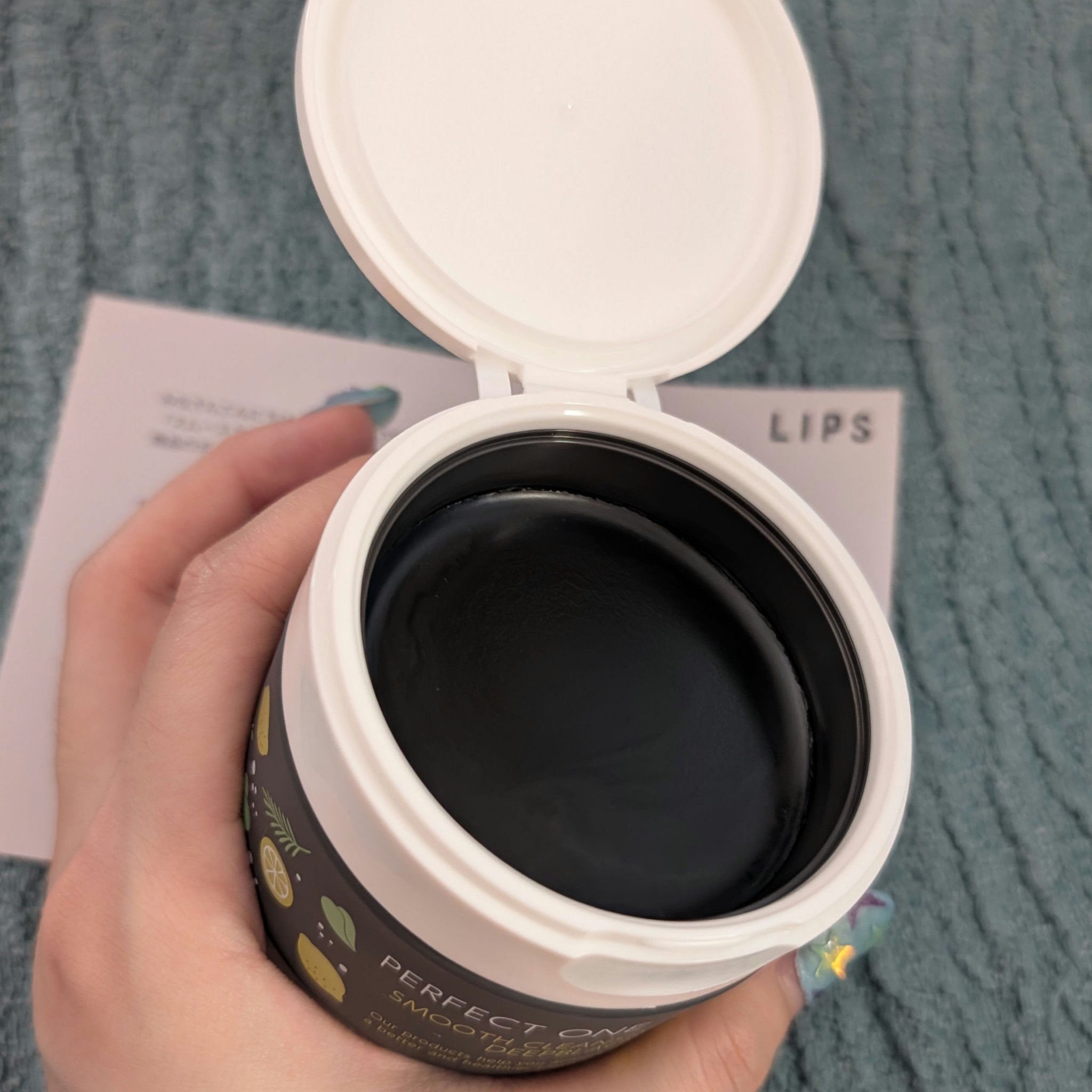 スムースクレンジングバーム ディープブラック GL+/PERFECT ONE  FOCUS/クレンジングバームを使ったクチコミ（2枚目）