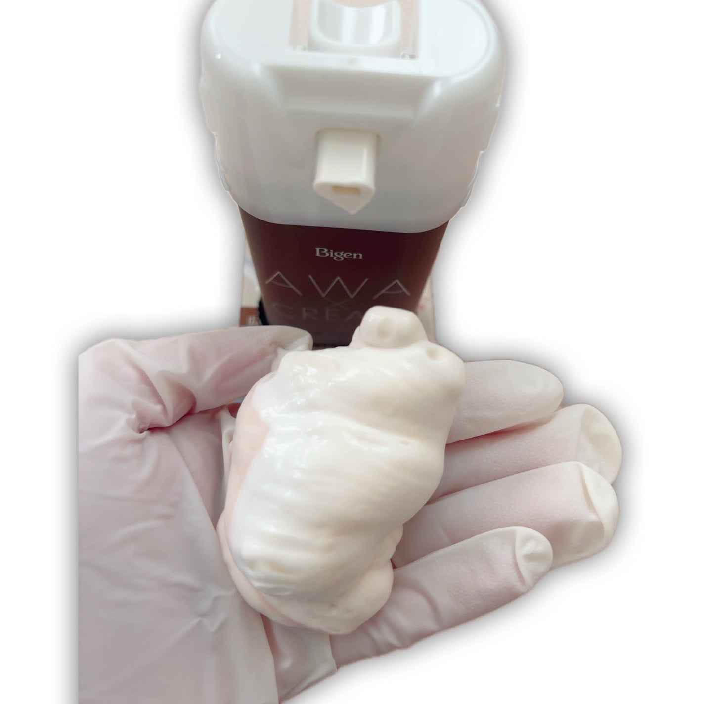 泡クリームカラー/ビゲン/ヘアカラーを使ったクチコミ(2枚目)