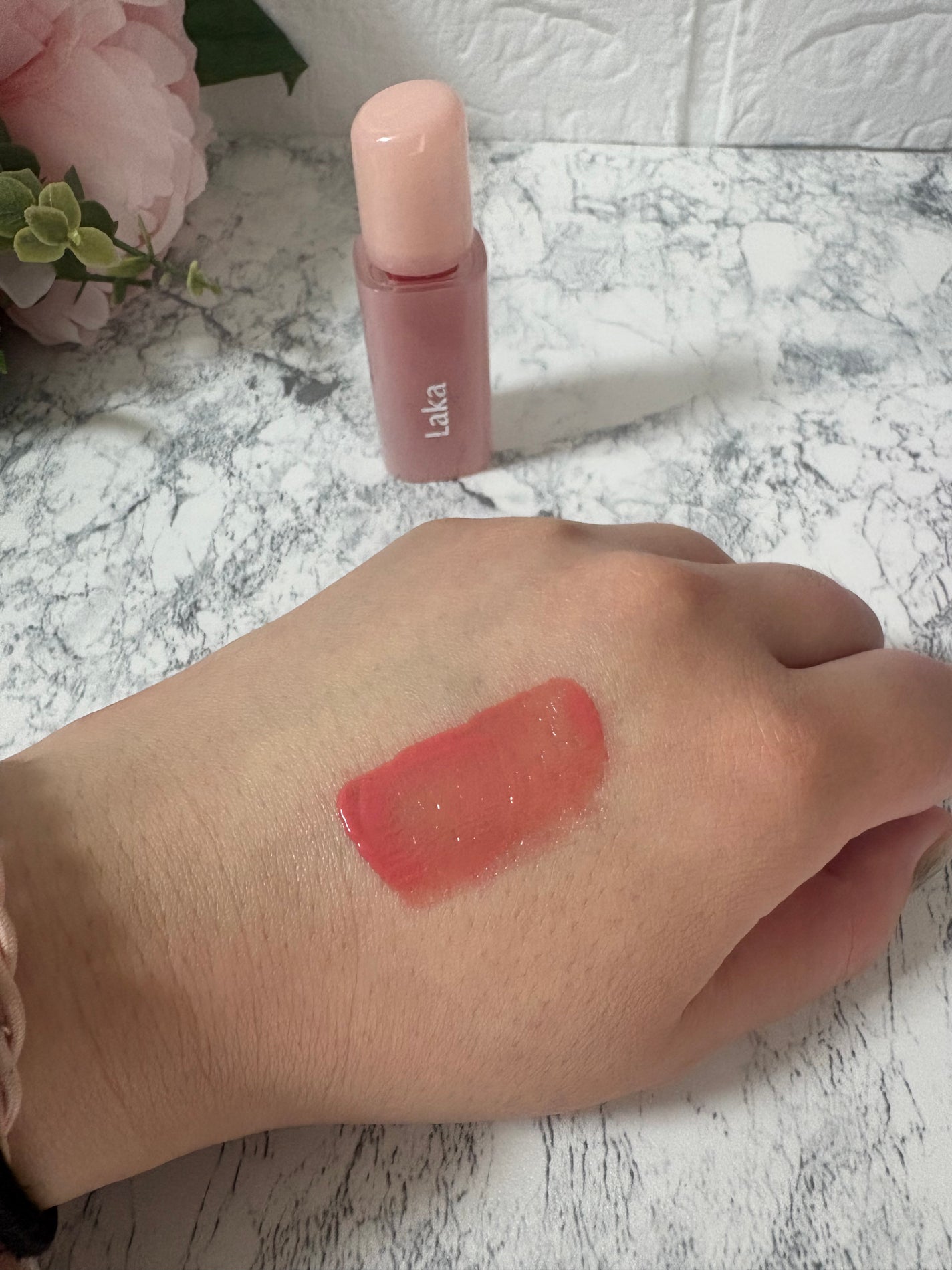 ポッピングバルーンティント/Laka/リップティントを使ったクチコミ(4枚目)