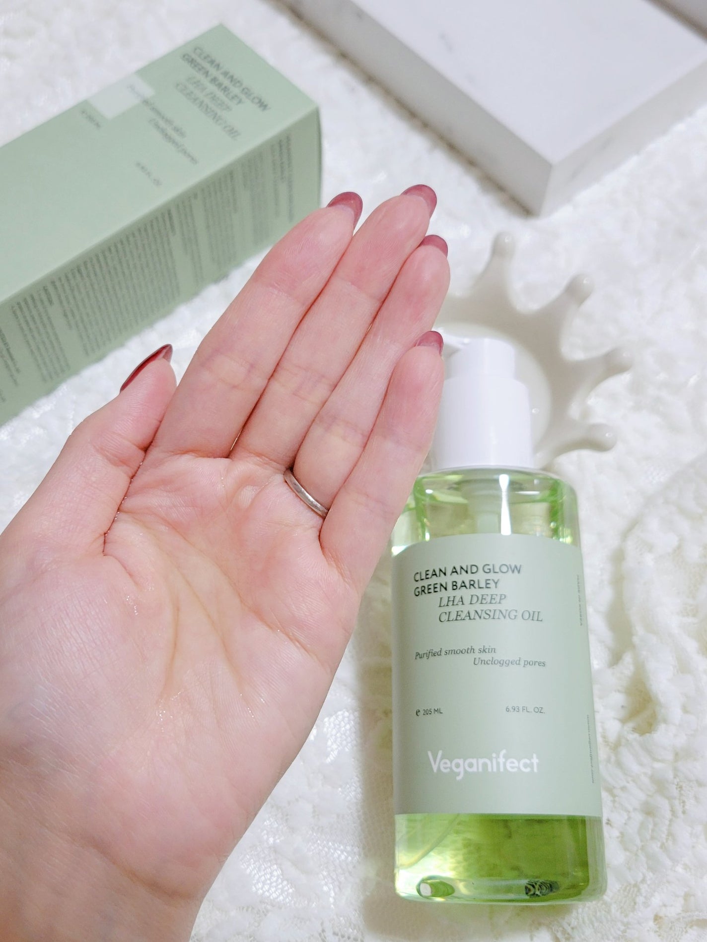 青麦LHAディープクレンジングオイル/Veganifect/オイルクレンジングを使ったクチコミ(2枚目)