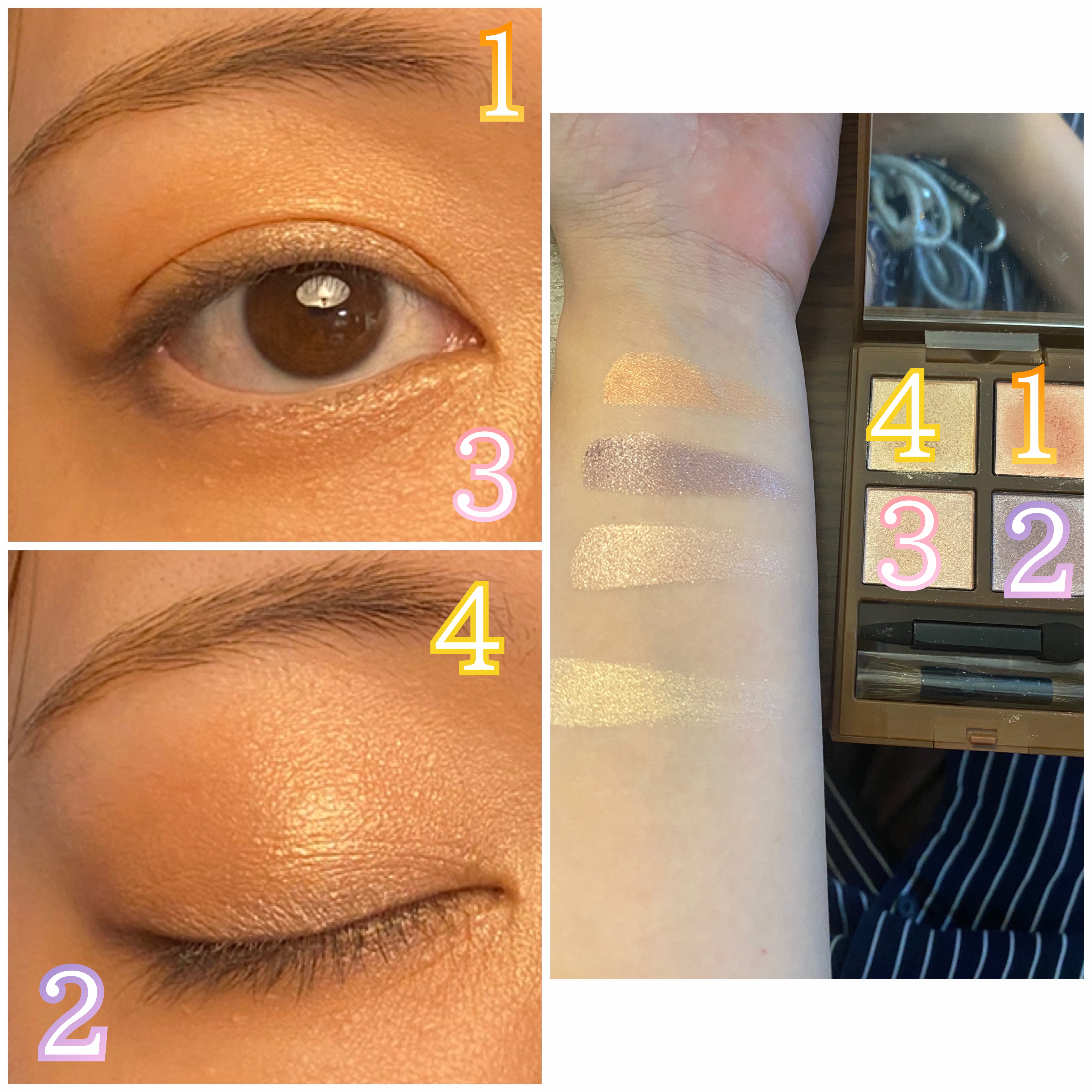 アディクション ホリデーアディクション アイシャドウ パレット + “スルー ザ グラス”/ADDICTION/アイシャドウパレットを使ったクチコミ（2枚目）