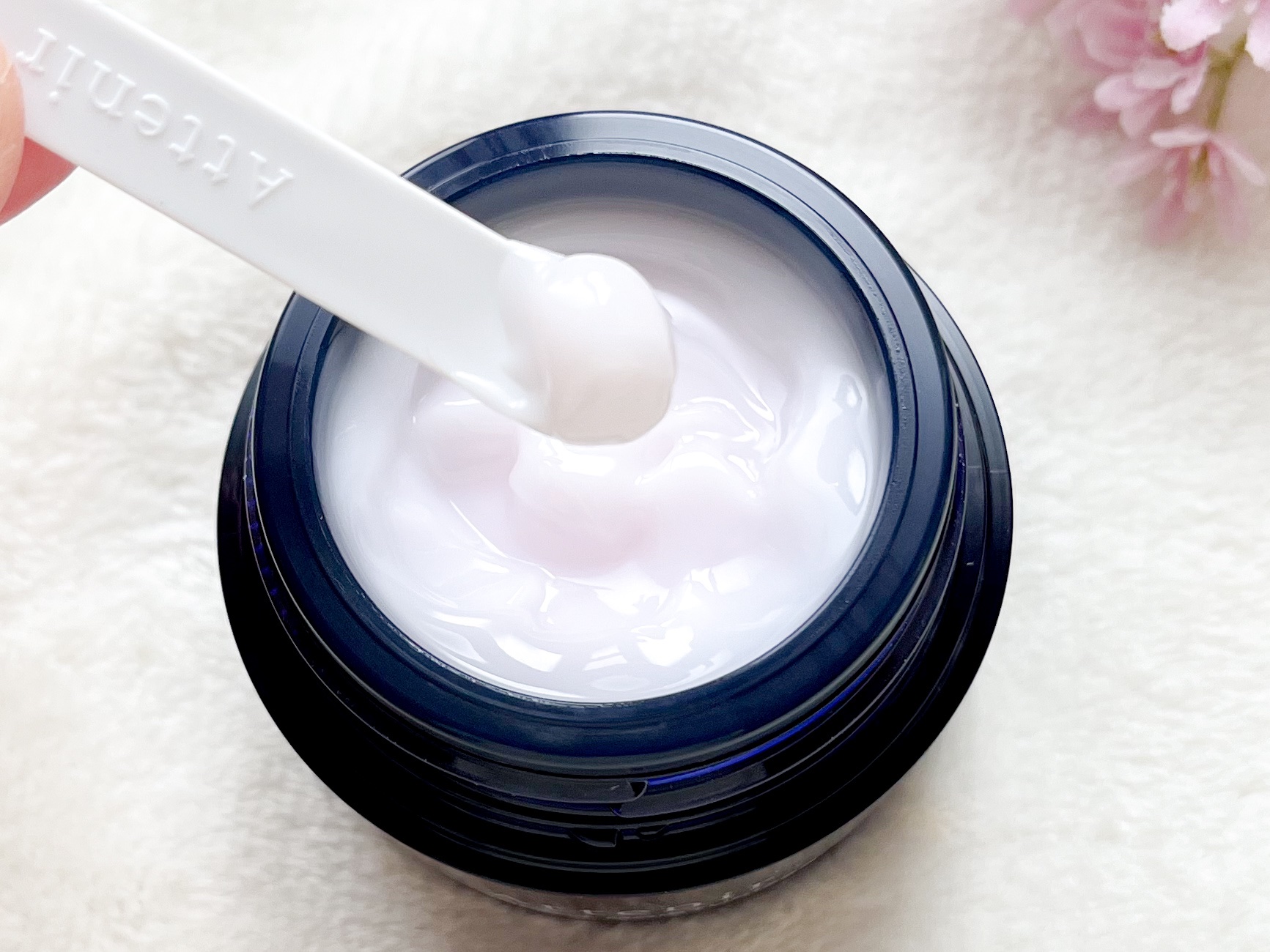 アテニア ミッドナイトモイスチャライザー/アテニア/フェイスクリームを使ったクチコミ（2枚目）