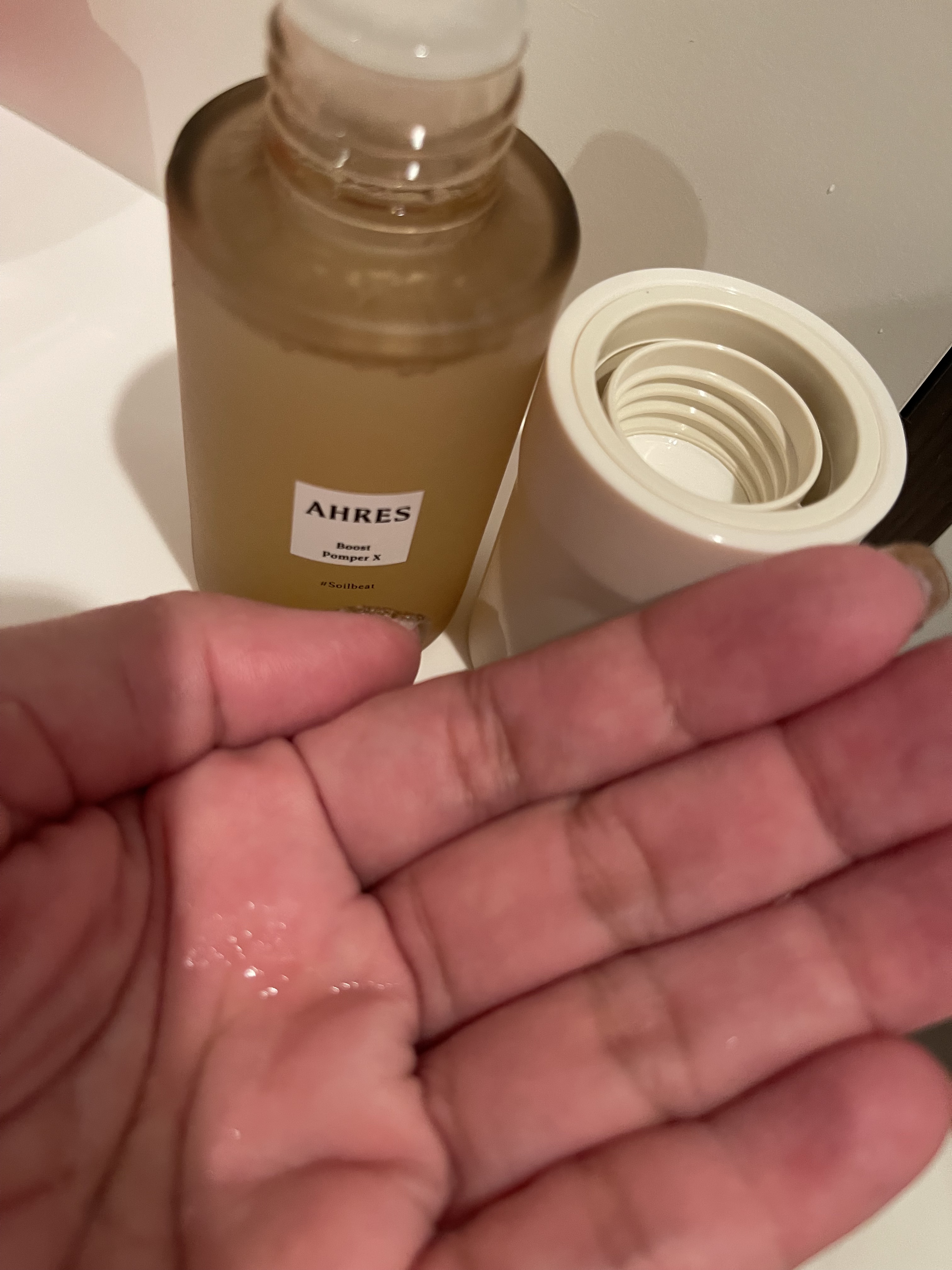 ブースト ポンパー X/アーレス/美容液を使ったクチコミ（3枚目）