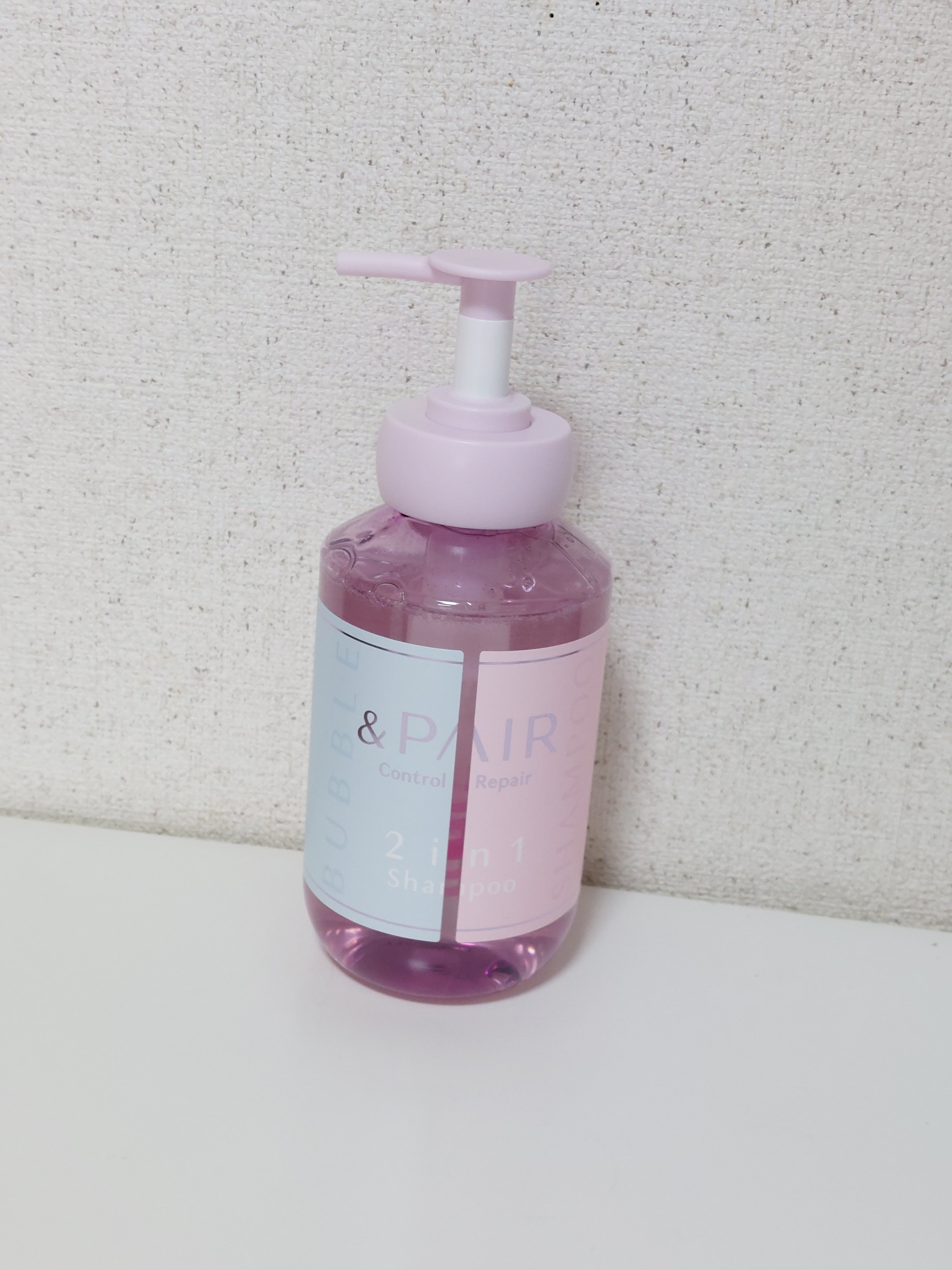 アンドペア コントロール リペア 2in1 シャンプー＆ヘアトリートメント/&PAIR/市販シャンプーを使ったクチコミ（3枚目）