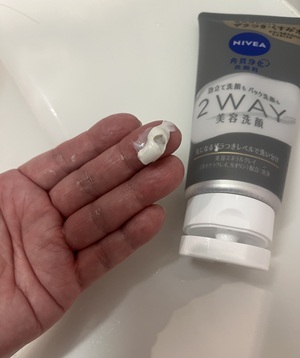 ニベア２ＷＡＹ美容洗顔/ニベア/洗顔フォームを使ったクチコミ（3枚目）