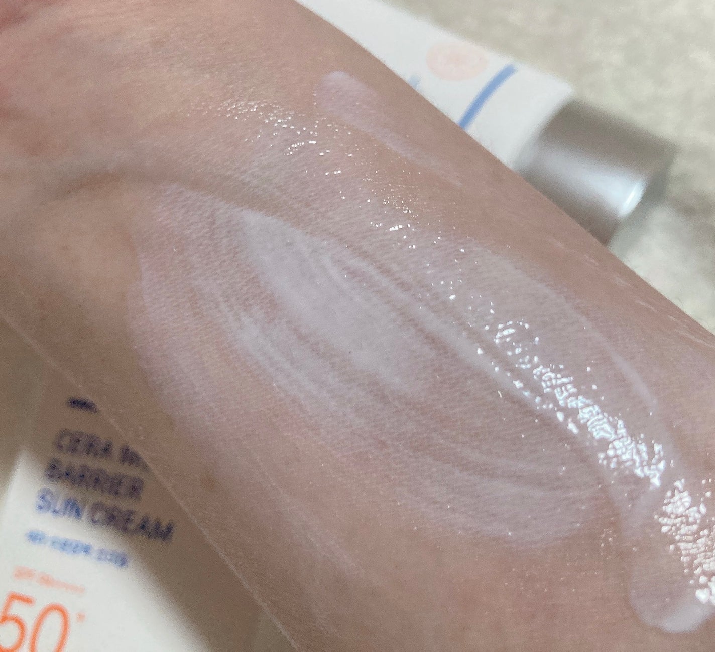 セラ水分バリア日焼け止め/Real Barrier/日焼け止めクリームを使ったクチコミ(3枚目)