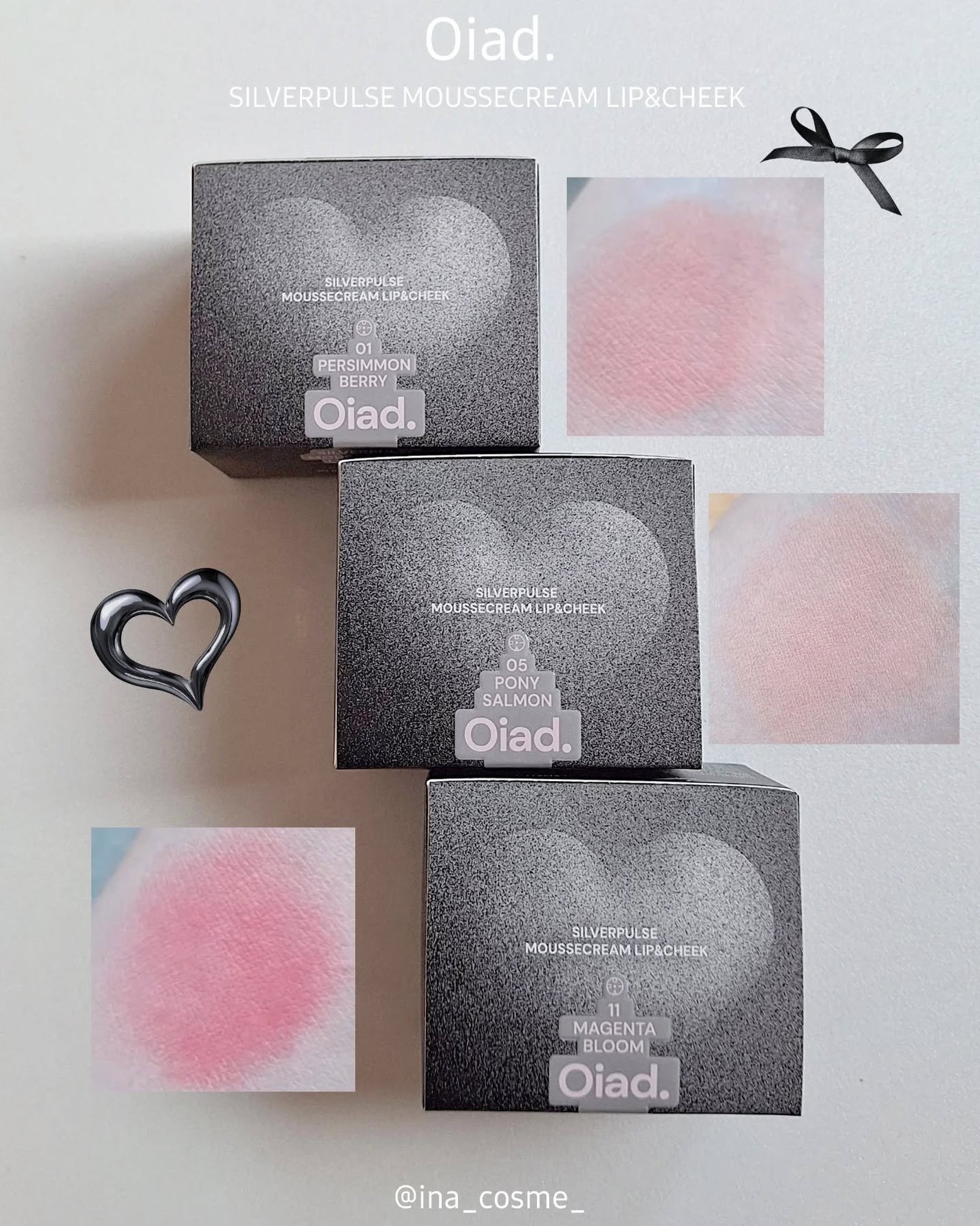 シルバーパース ムースクリーム リップ&チーク/oiad/ジェル・クリームチークを使ったクチコミ(2枚目)