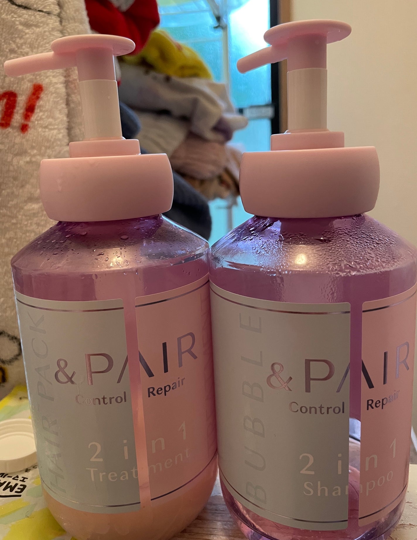 アンドペア コントロール リペア 2in1 シャンプー&ヘアトリートメント/&PAIR/市販シャンプーを使ったクチコミ(1枚目)