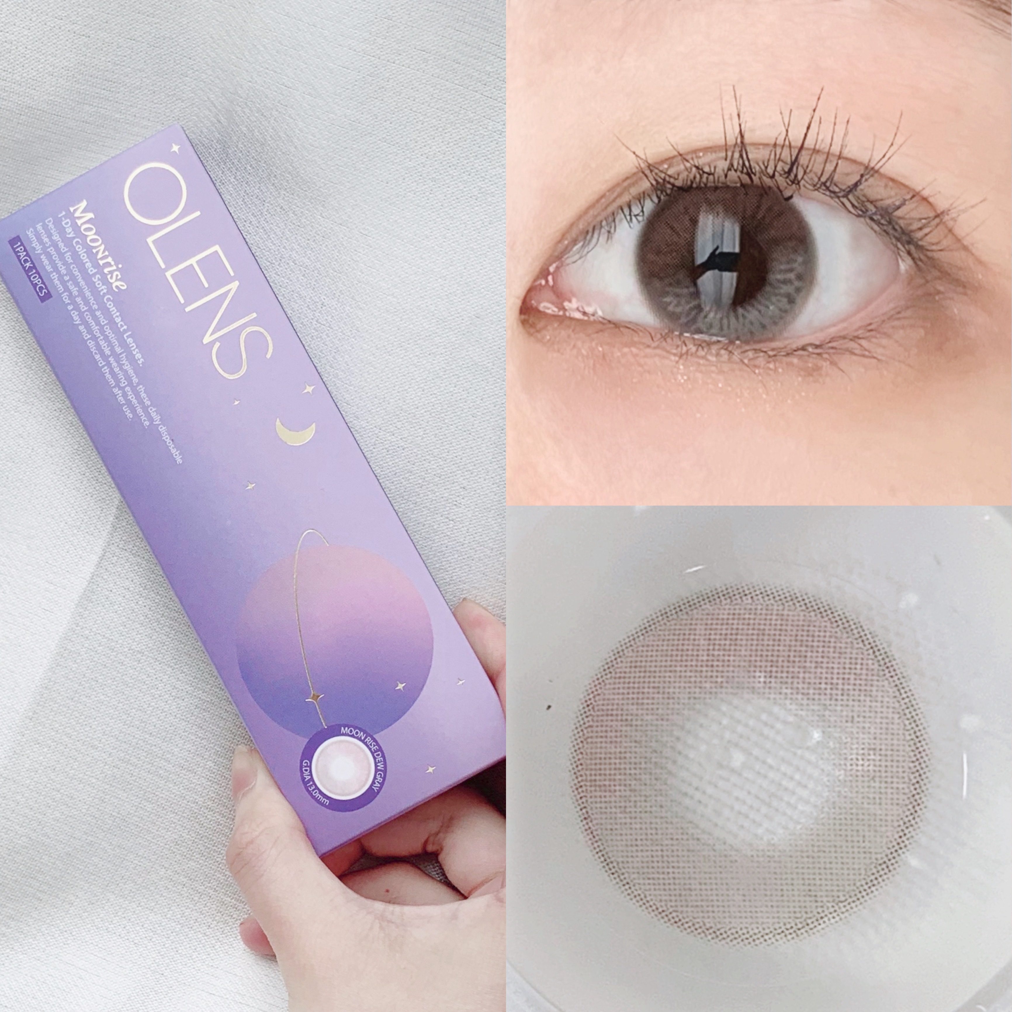 Moonrise 1day/OLENS/ワンデー（１DAY）カラコンを使ったクチコミ（3枚目）