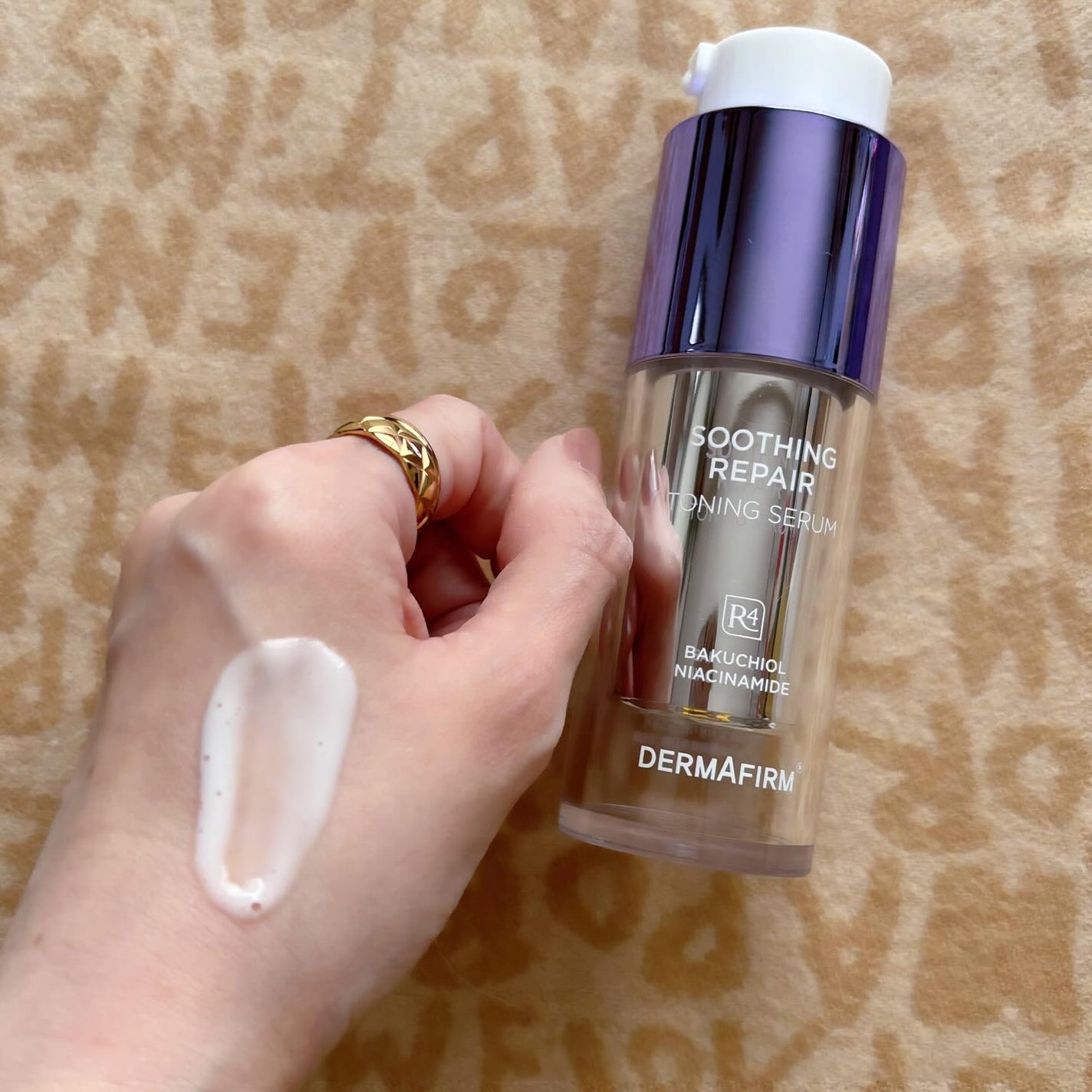 SOOTHING REPAIR TONING SERUM R4/ダーマファーム/美容液を使ったクチコミ(4枚目)