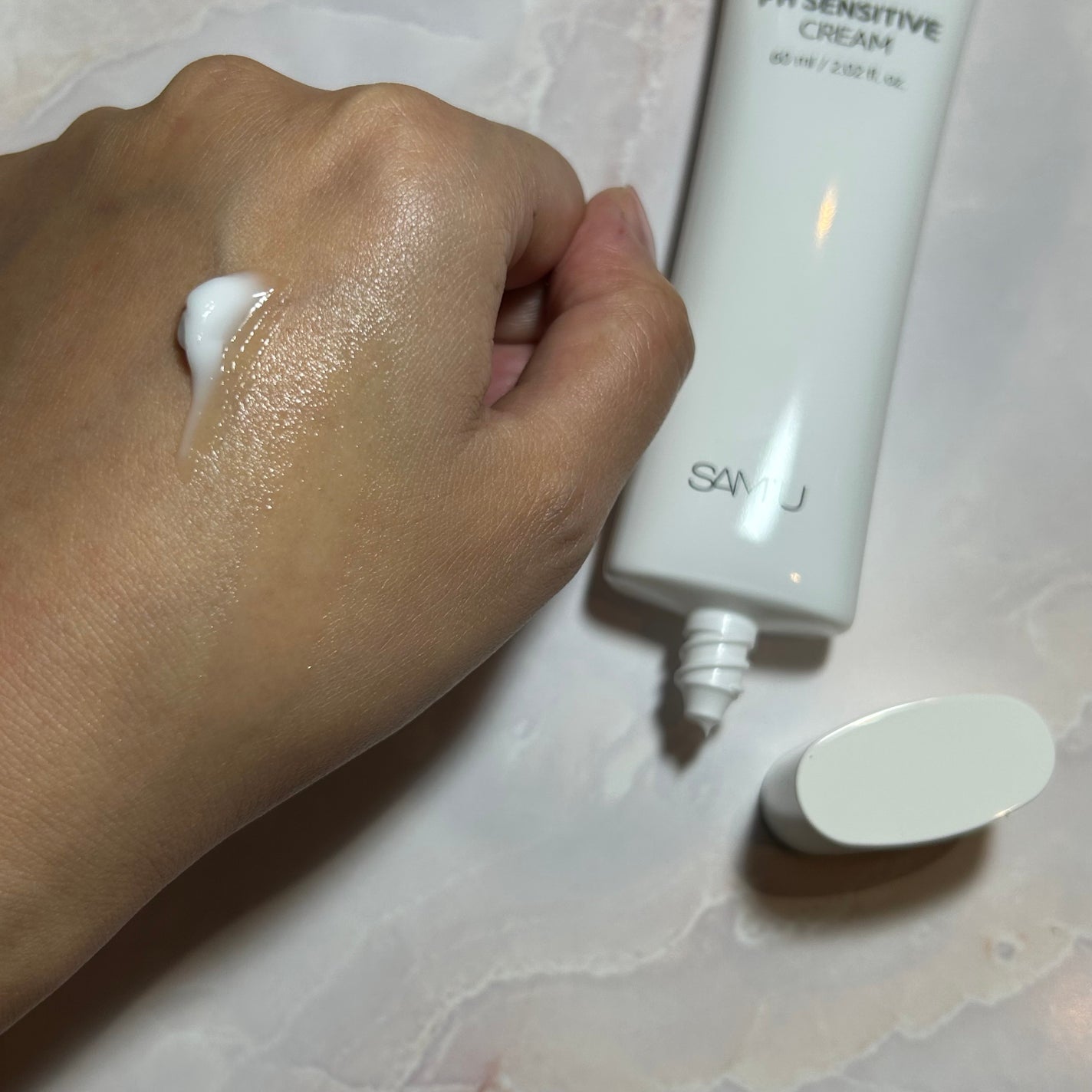 サミュ PHセンシティブクリーム/SAM'U/フェイスクリームを使ったクチコミ(2枚目)
