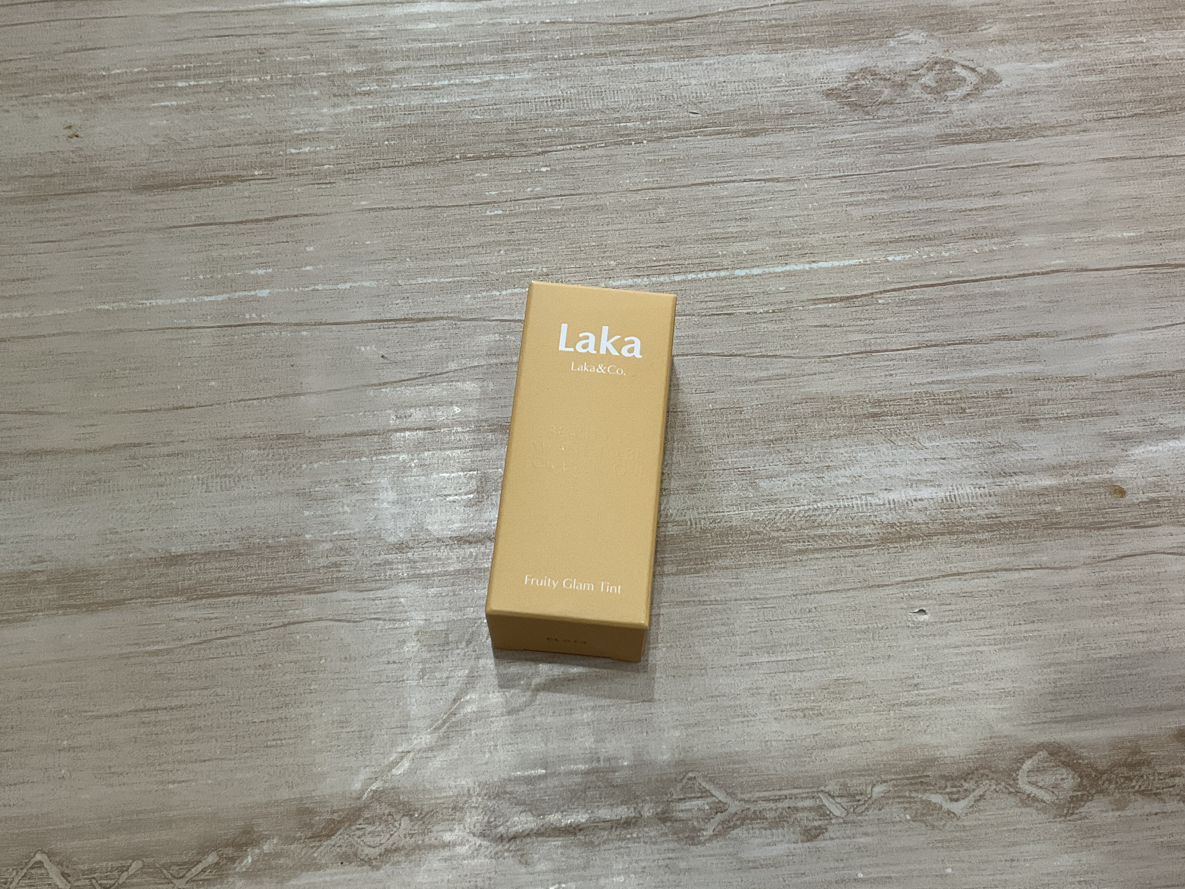 フルーティーグラムティント 117 ゼタ/Laka/リップティントを使ったクチコミ（1枚目）