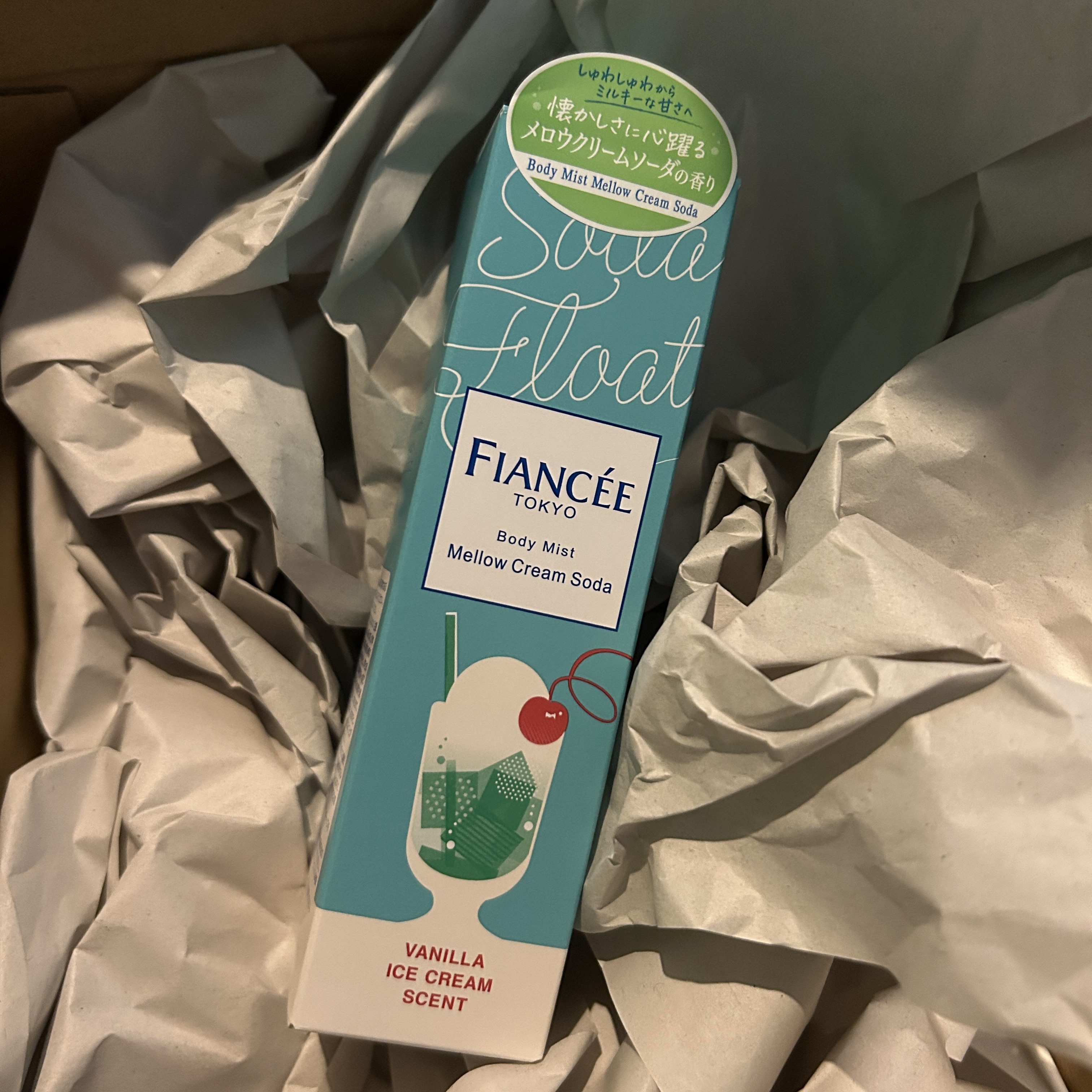 ボディミスト メロウクリームソーダ/フィアンセ/香水(レディース)を使ったクチコミ（1枚目）