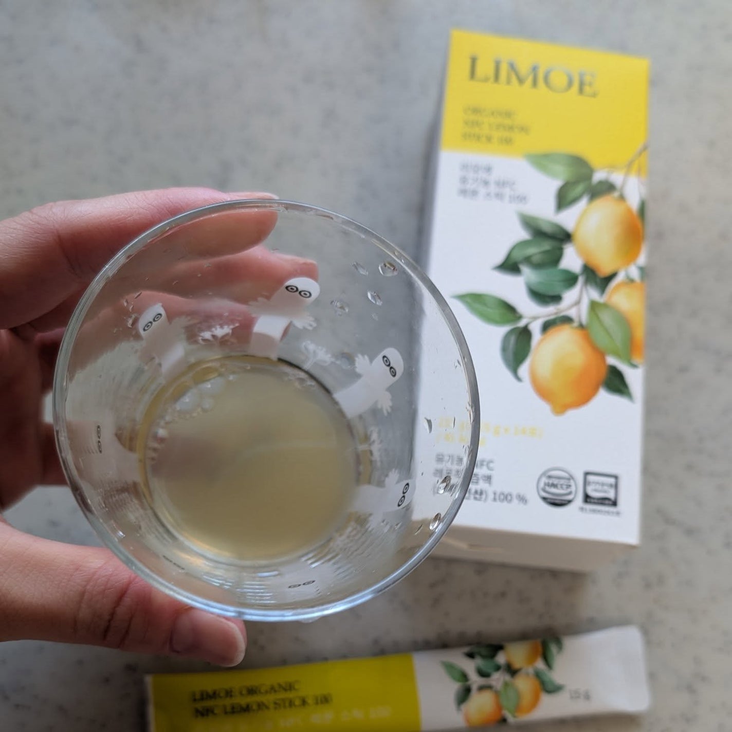 Organic NFC Lemon Stick 100/LIMOE /野菜ジュースを使ったクチコミ(4枚目)