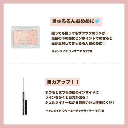 クリーミータッチライナー/キャンメイク/ジェルアイライナーを使ったクチコミ(2枚目)