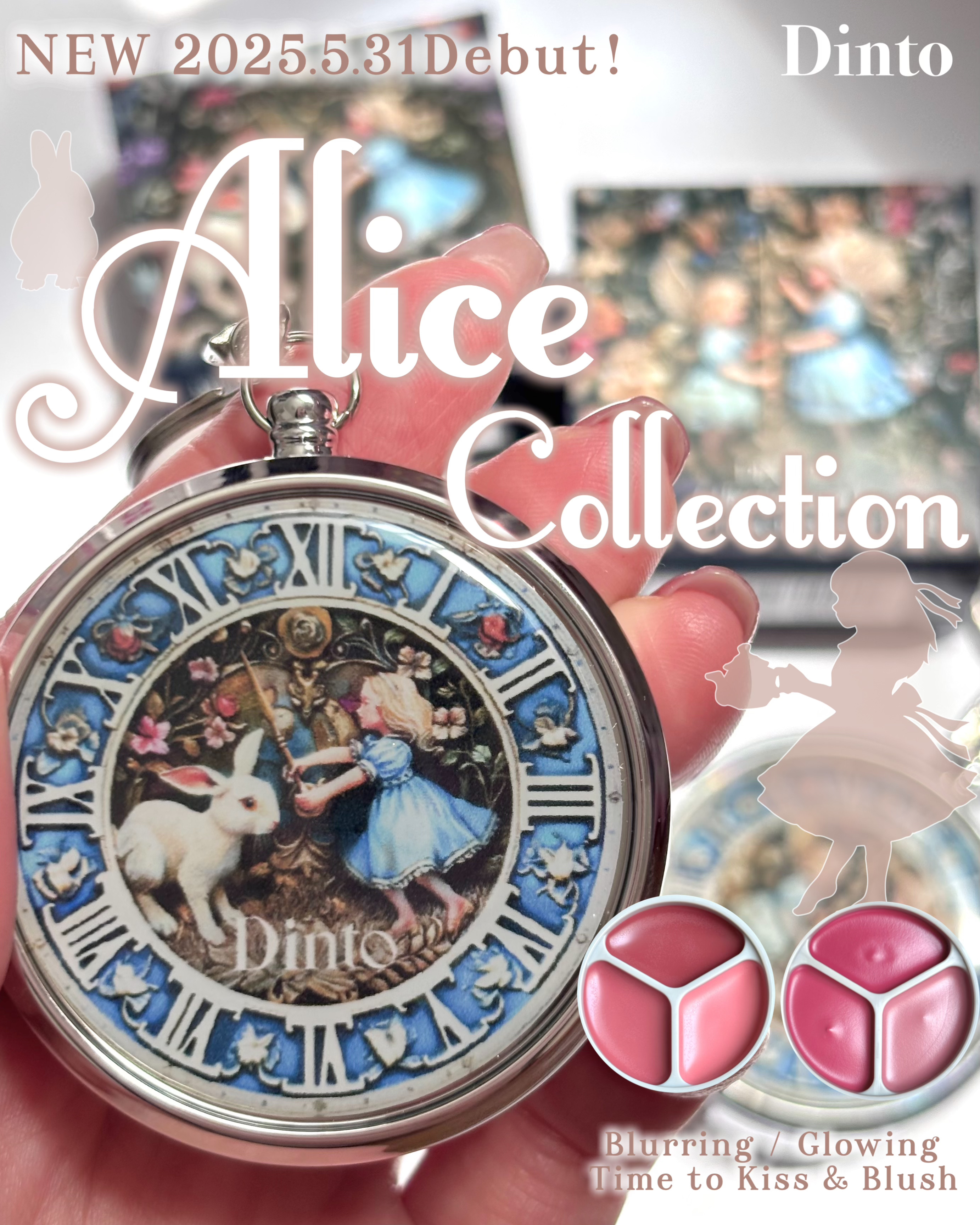 グローイングタイムトゥーキスアンドブラッシュ/Dinto/口紅を使ったクチコミ（1枚目）