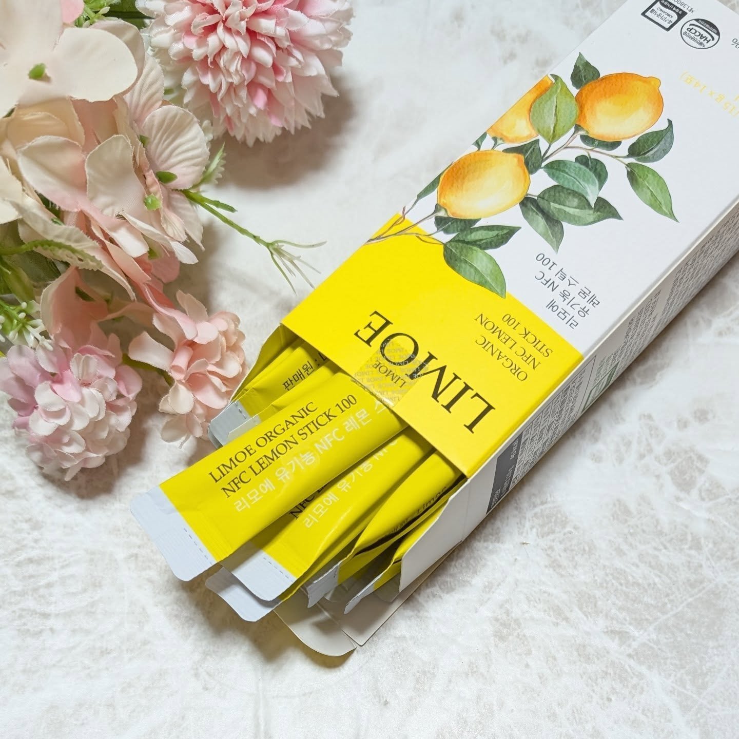 Organic NFC Lemon Stick 100/LIMOE /野菜ジュースを使ったクチコミ（2枚目）