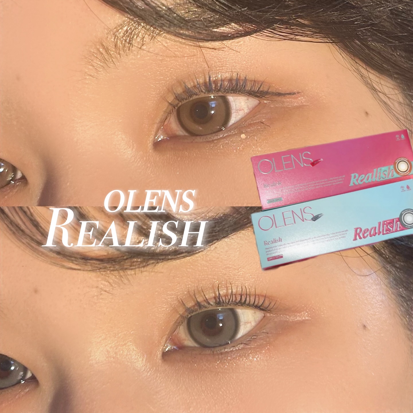 Realish 1day/OLENS/ワンデー（１DAY）カラコンを使ったクチコミ（1枚目）